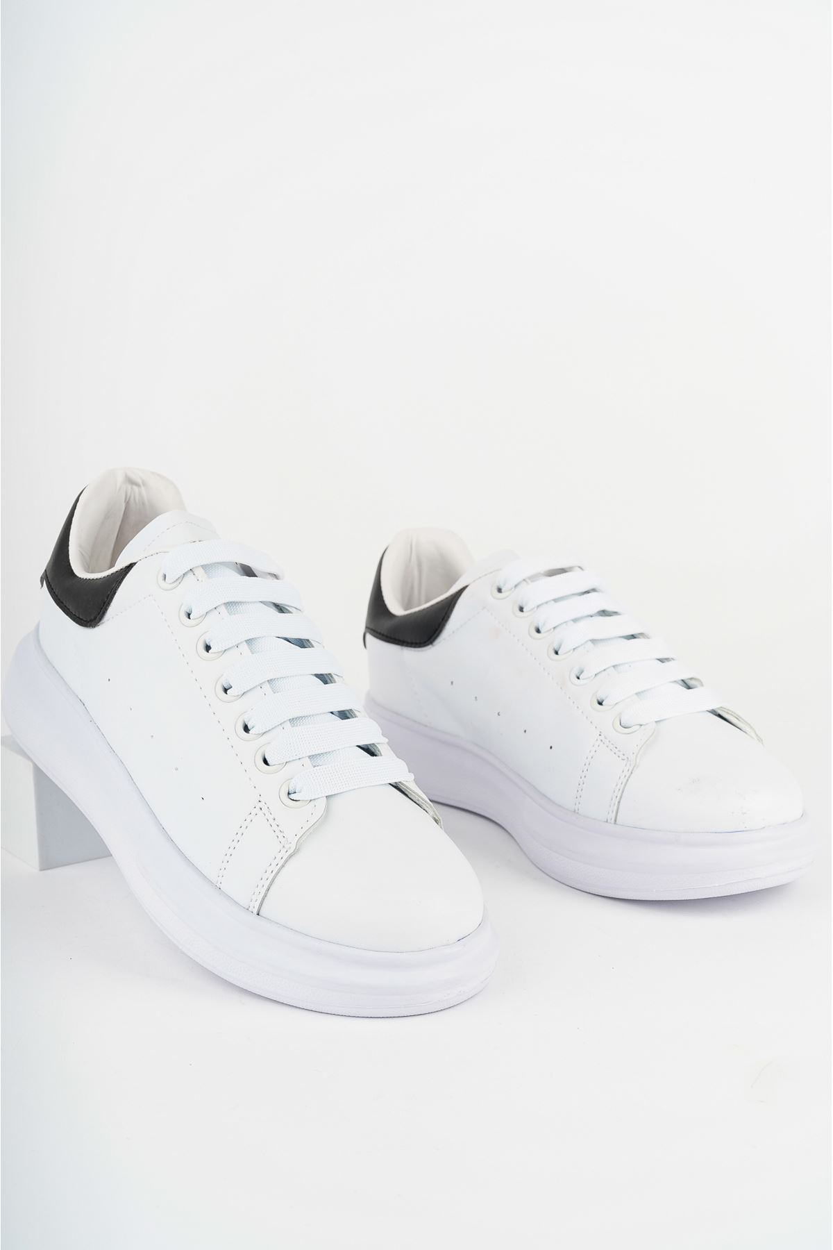 Freemax Unisex  Konforlu Anatomik Outdoor Spor Ayakkabı 2340 Beyaz Siyah