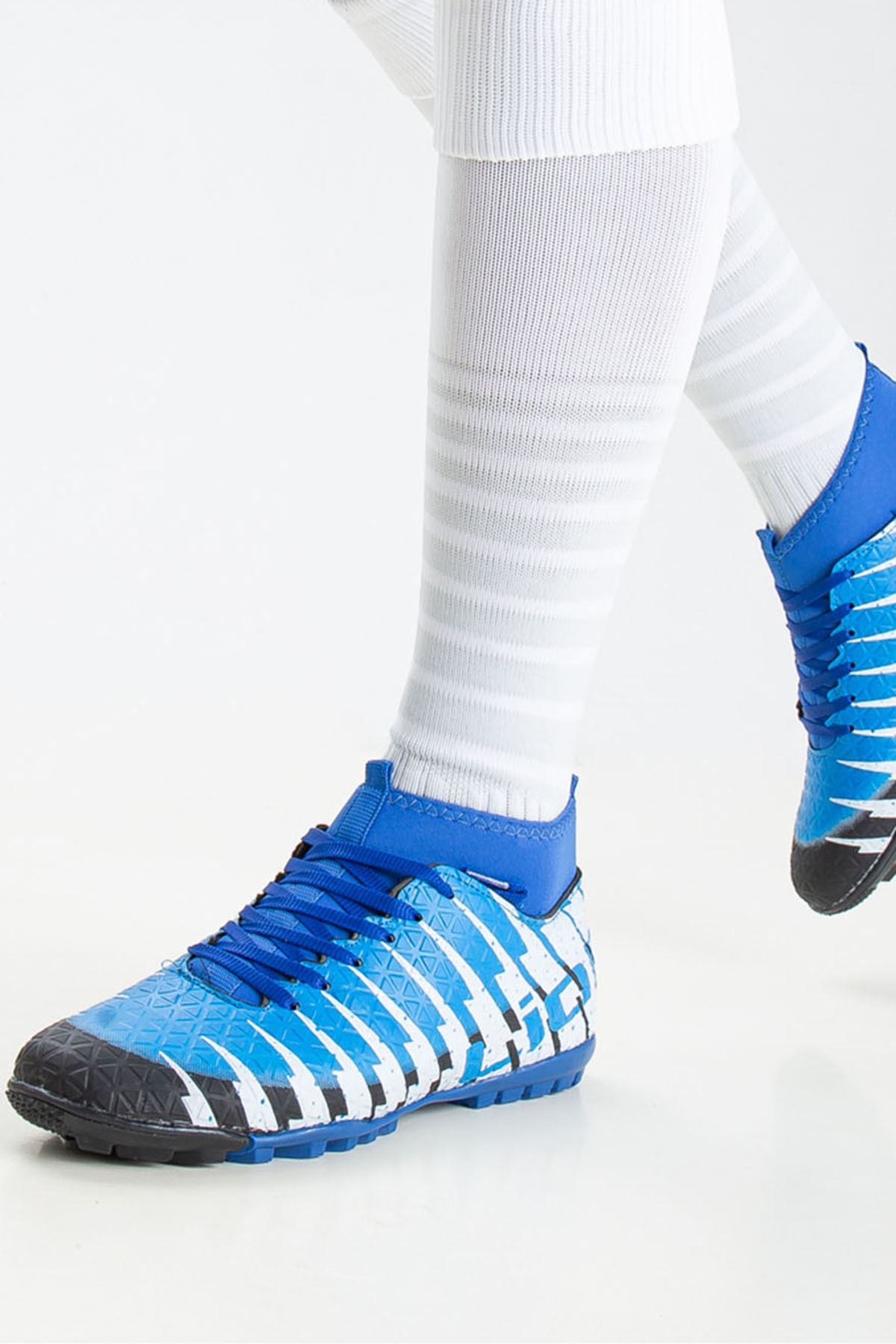 Freemax Çoraplı Çocuk Halı Saha Futbol Ayakkabısı Freemax.1453CCKHS Siyah Sax