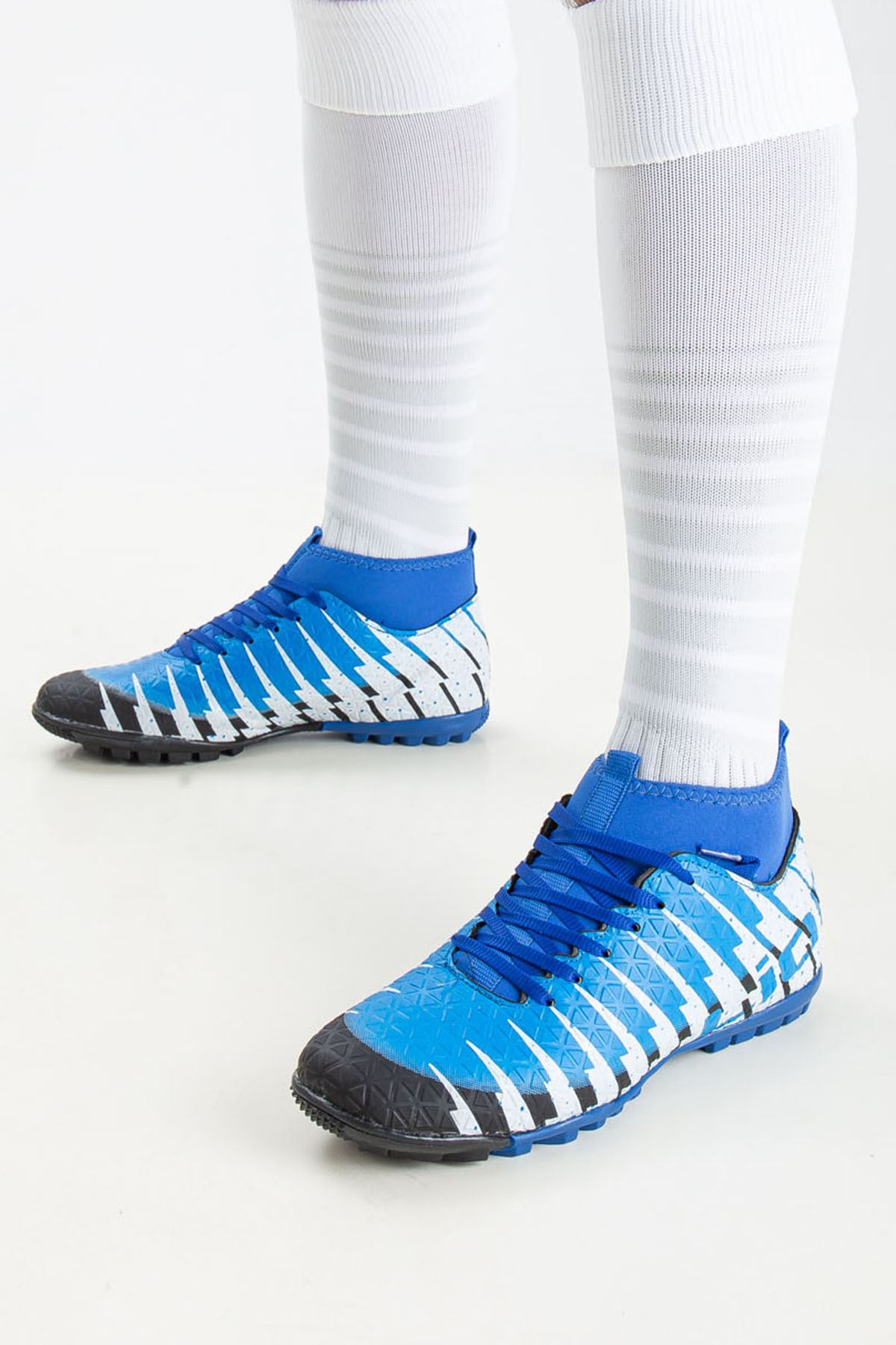 Freemax Çoraplı Çocuk Halı Saha Futbol Ayakkabısı Freemax.1453CCKHS Siyah Sax