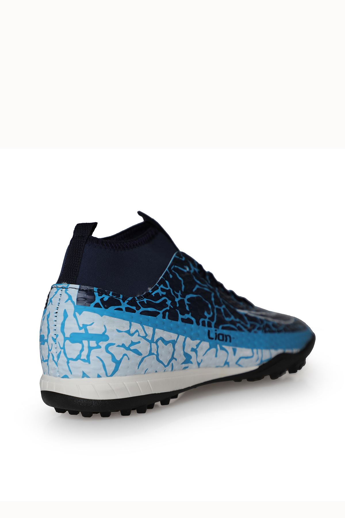 Freemax Unisex Çoraplı Halı saha Futbol Ayakkabısı Freemax.1072 Turkuaz Lacivert