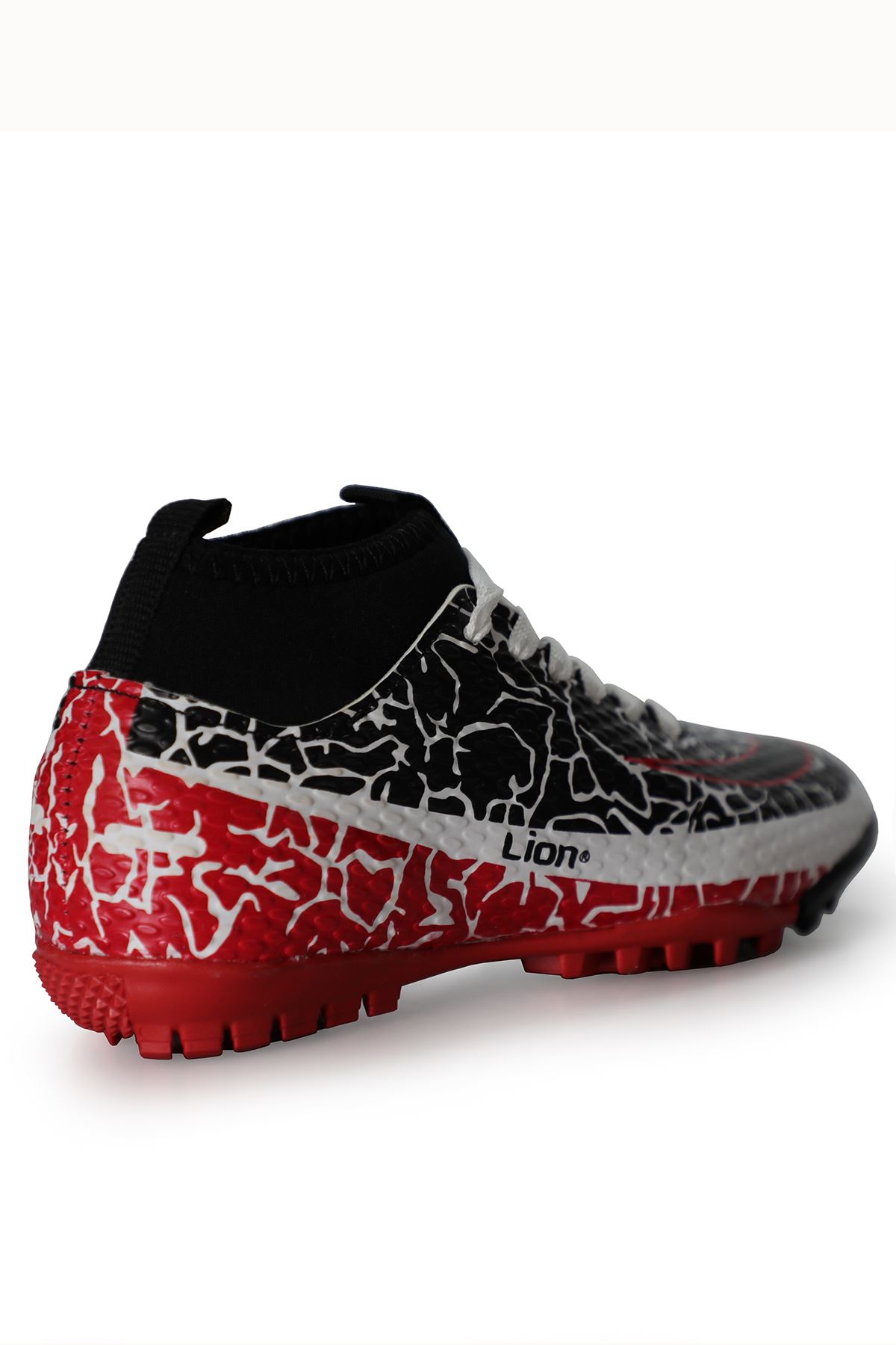 Freemax Garantili Çoraplı Çocuk Halı Saha Futbol Ayakkabısı Freemax.1071CCKHS Beyaz Siyah