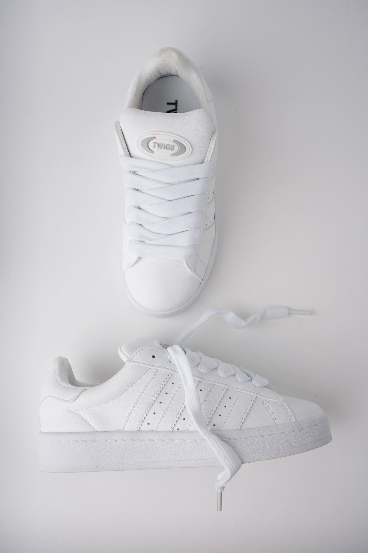 Freemax Campus Unisex Garantili Sneaker Spor Ayakkabı. Beyaz