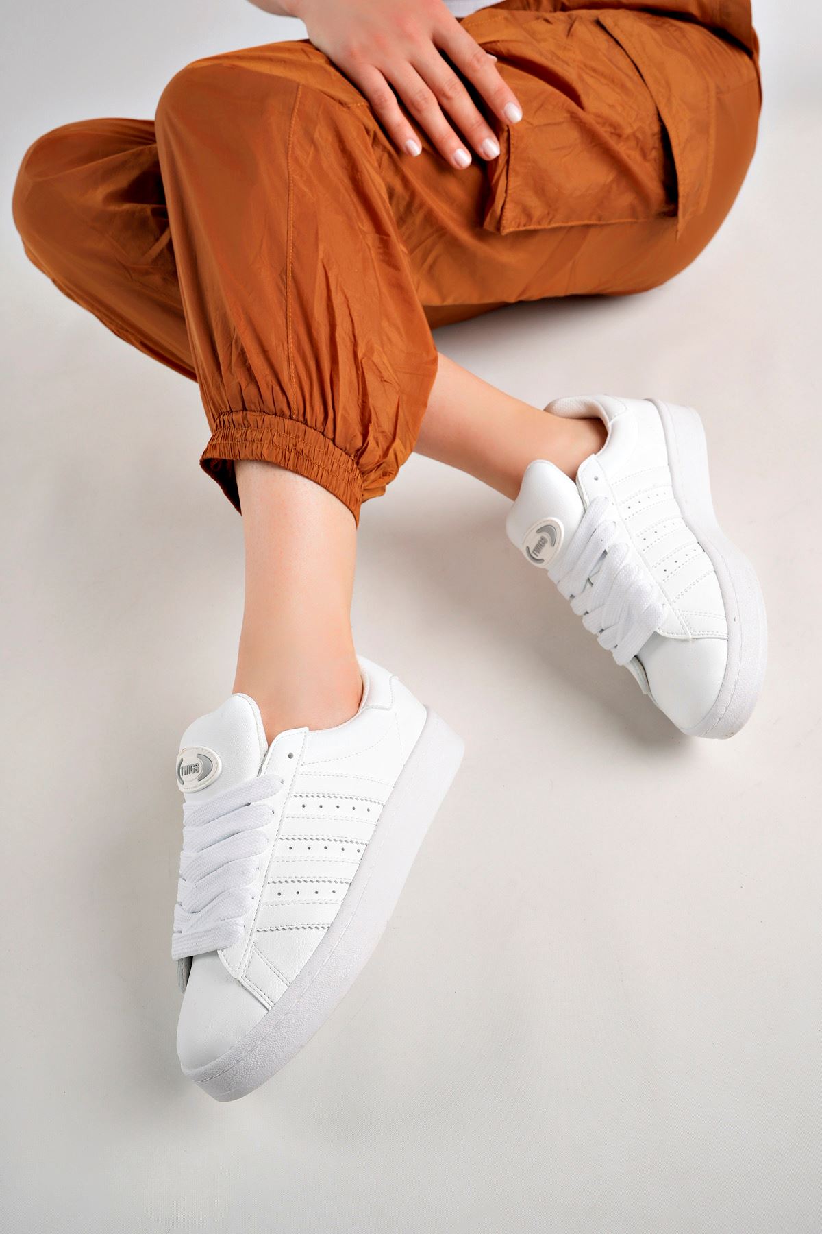 Freemax Campus Unisex Garantili Sneaker Spor Ayakkabı. Beyaz