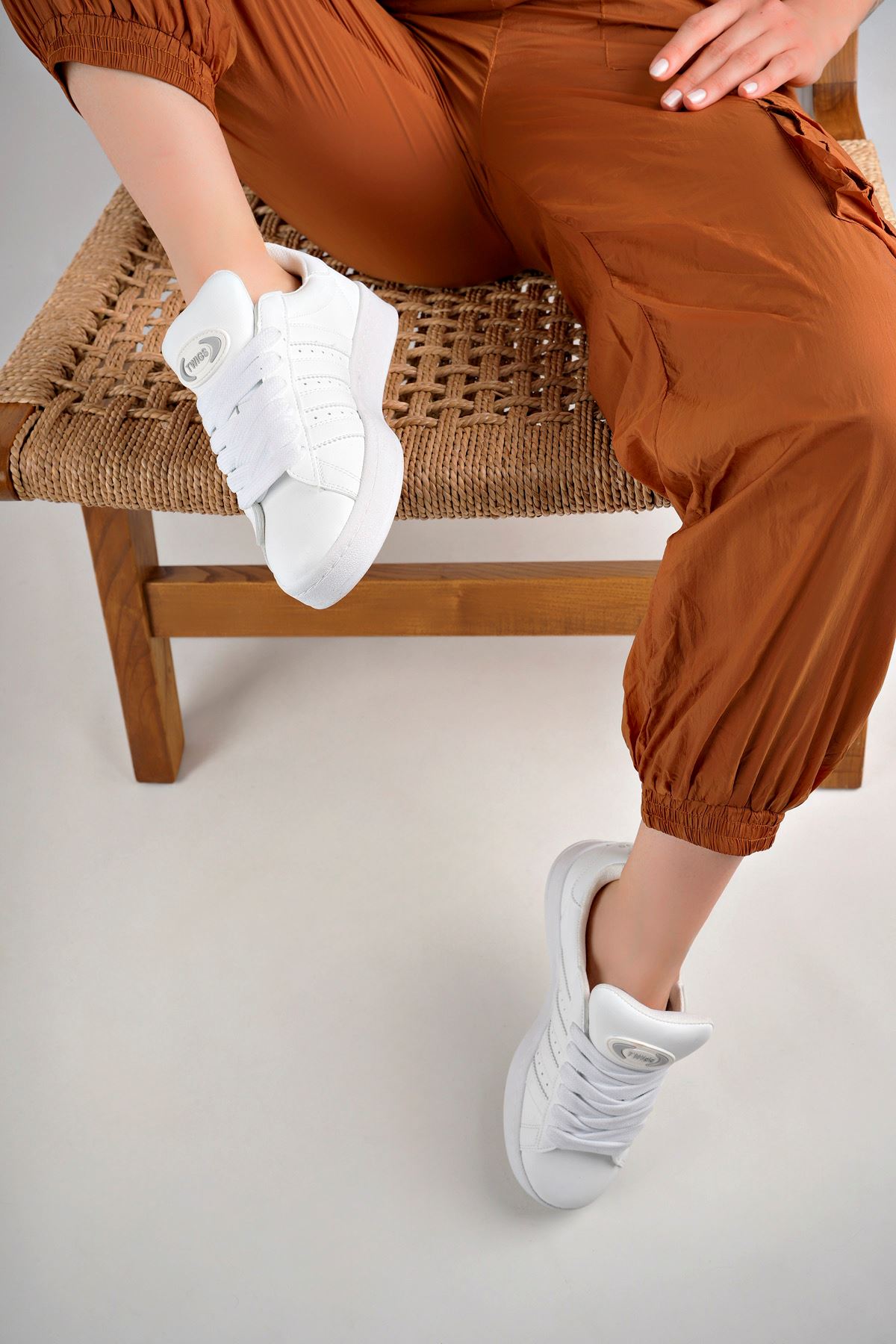 Freemax Campus Unisex Garantili Sneaker Spor Ayakkabı. Beyaz