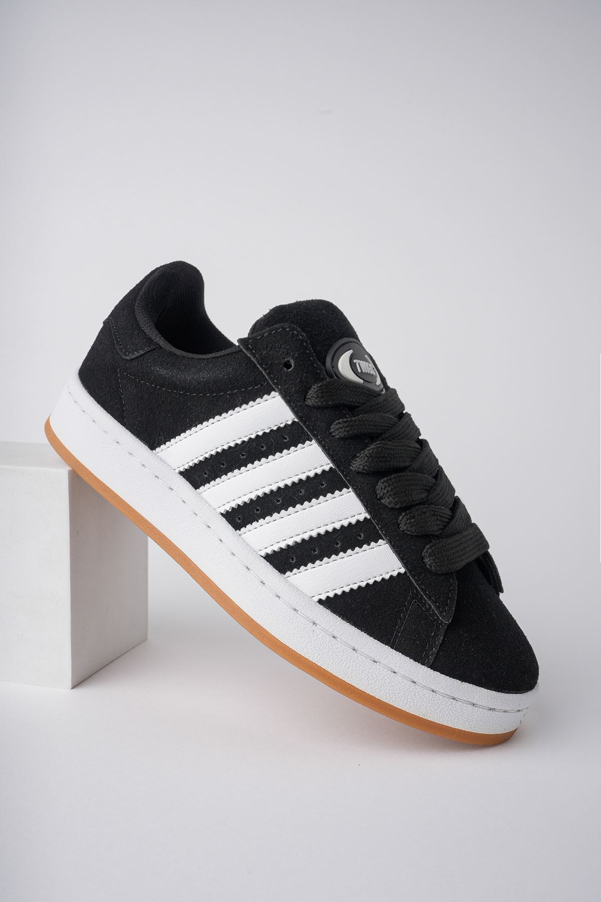 Freemax Campus Unisex Garantili Sneaker Spor Ayakkabı. Siyah Beyaz