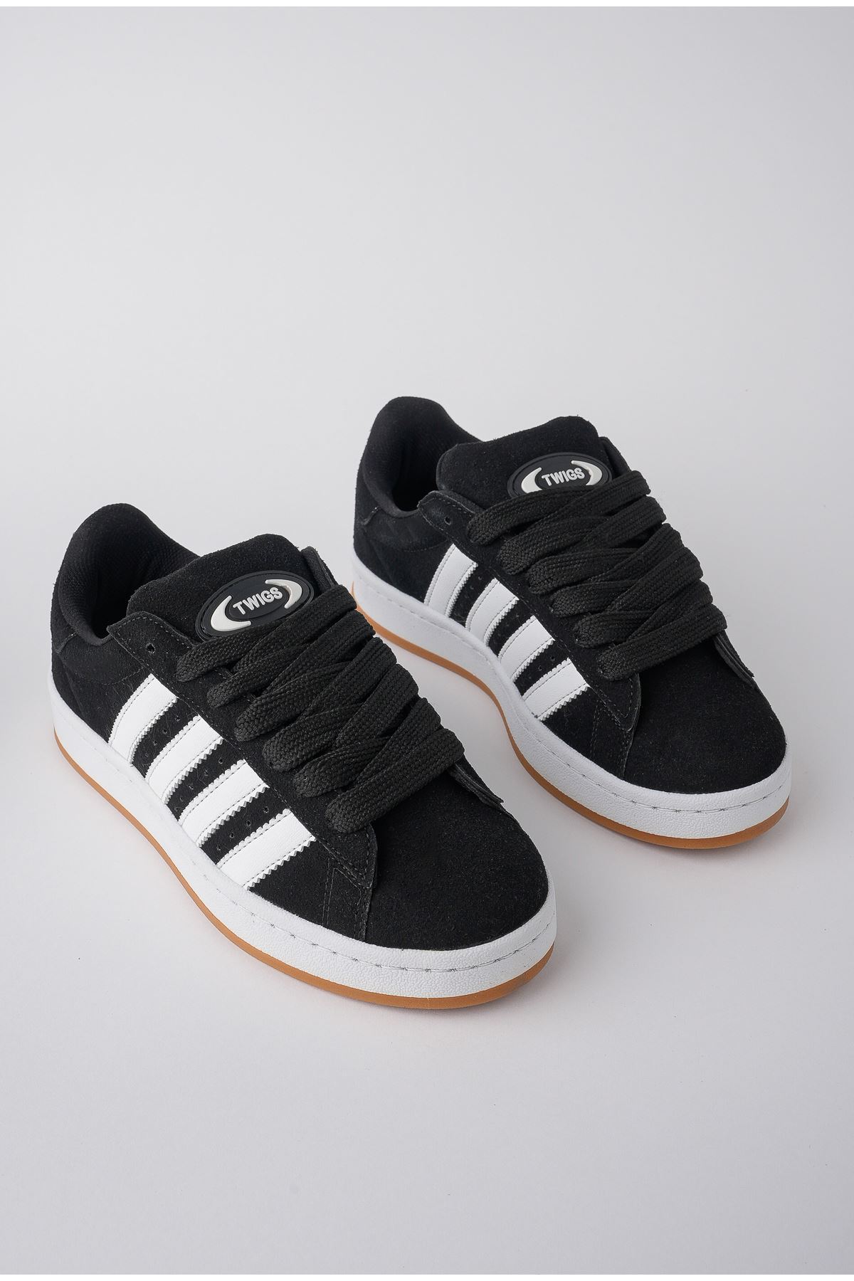 Freemax Campus Unisex Garantili Sneaker Spor Ayakkabı. Siyah Beyaz