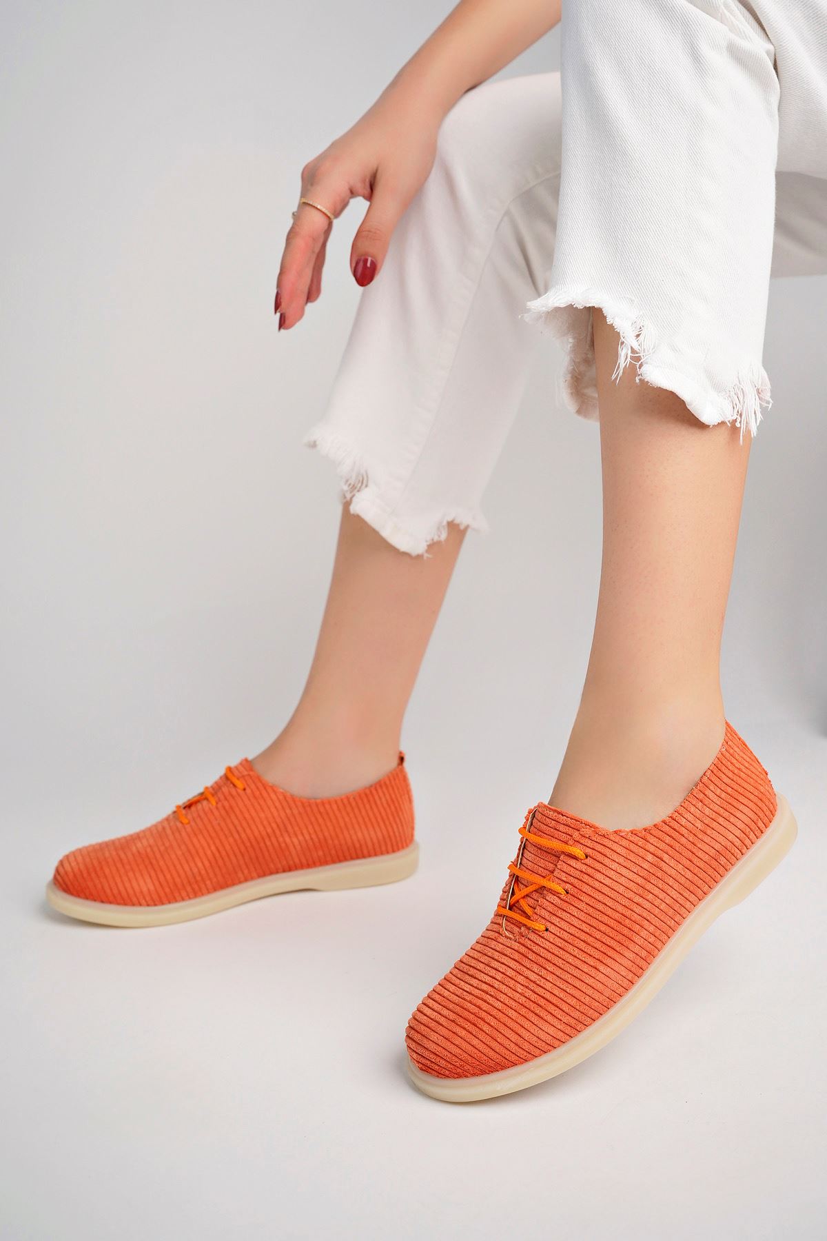 Freemax Kadın Rahat Slikon Taban Günlük Babet Ayakkabı Ppl.200 Orange