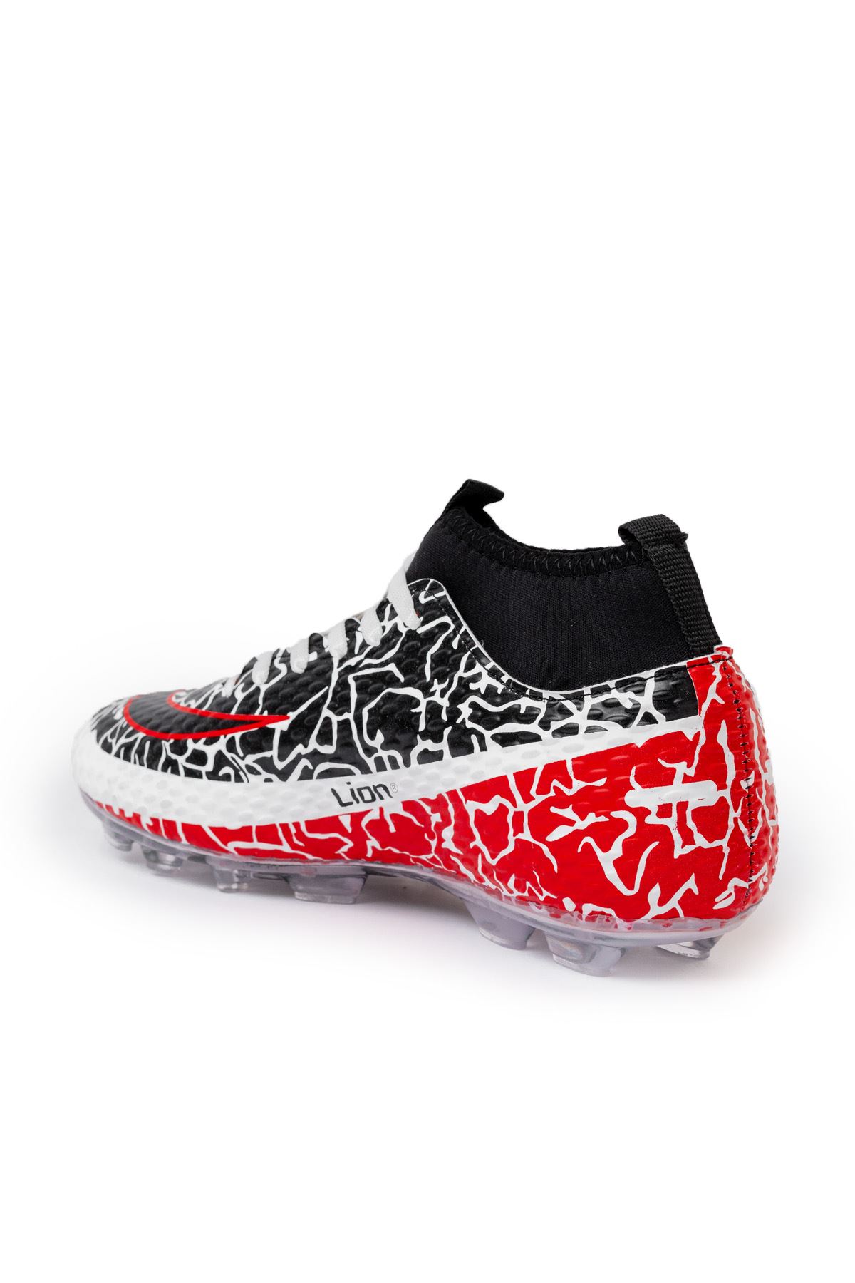 Freemax Unisex Çoraplı Krampon Futbol Ayakkabısı Freemax.1071 Beyaz Siyah