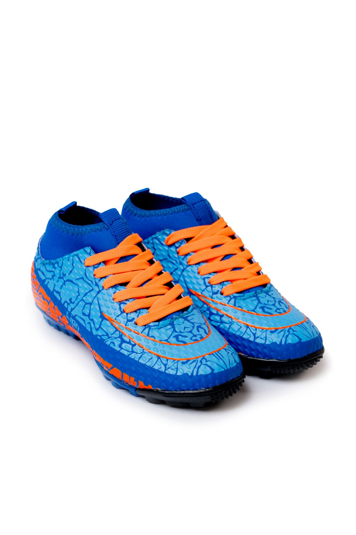 Freemax Garantili Çoraplı Çocuk Halı Saha Futbol Ayakkabısı Freemax.1071CCKHS Sax Turuncu