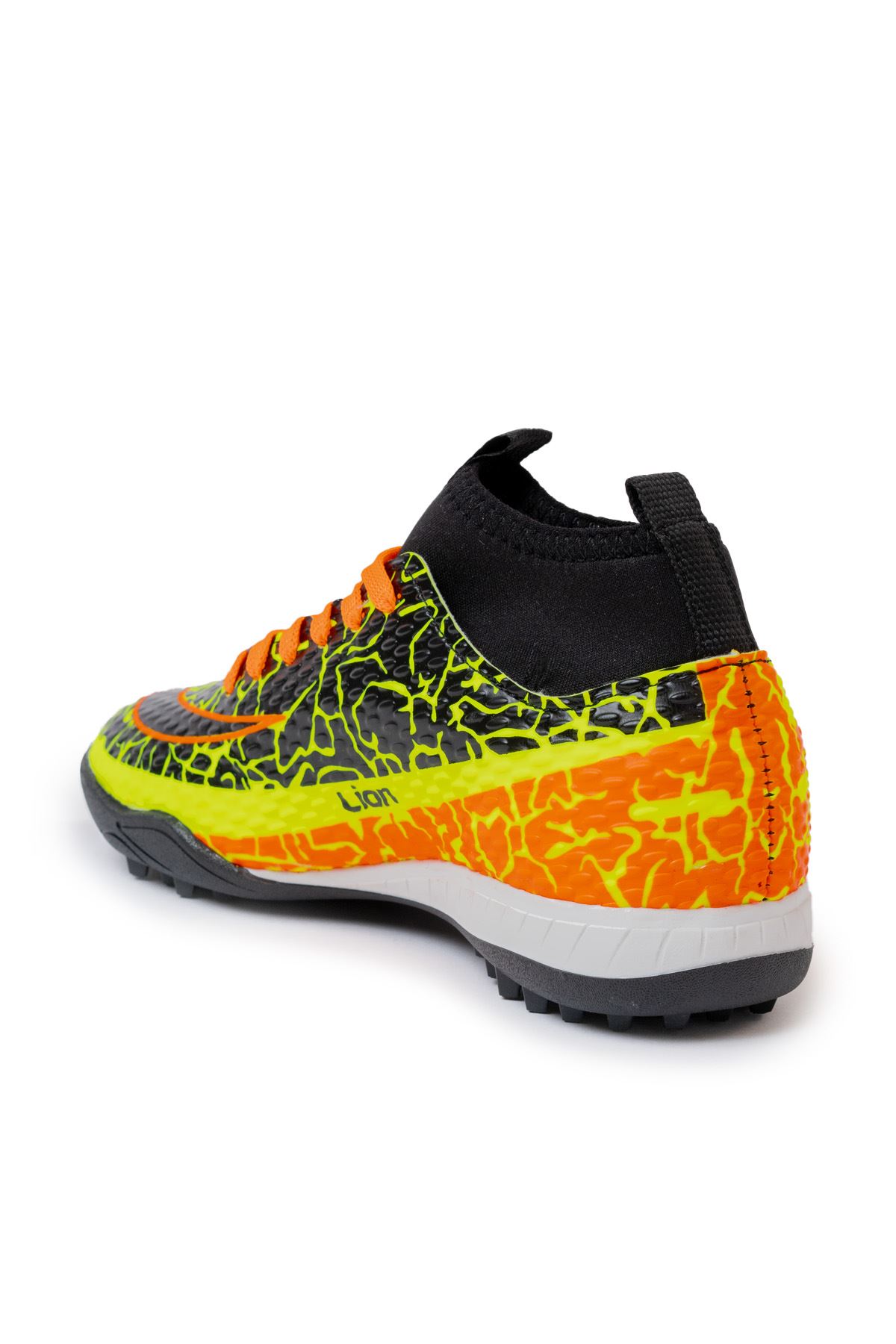 Freemax Unisex Çoraplı Halı saha Futbol Ayakkabısı Freemax.1072 Sarı Turuncu