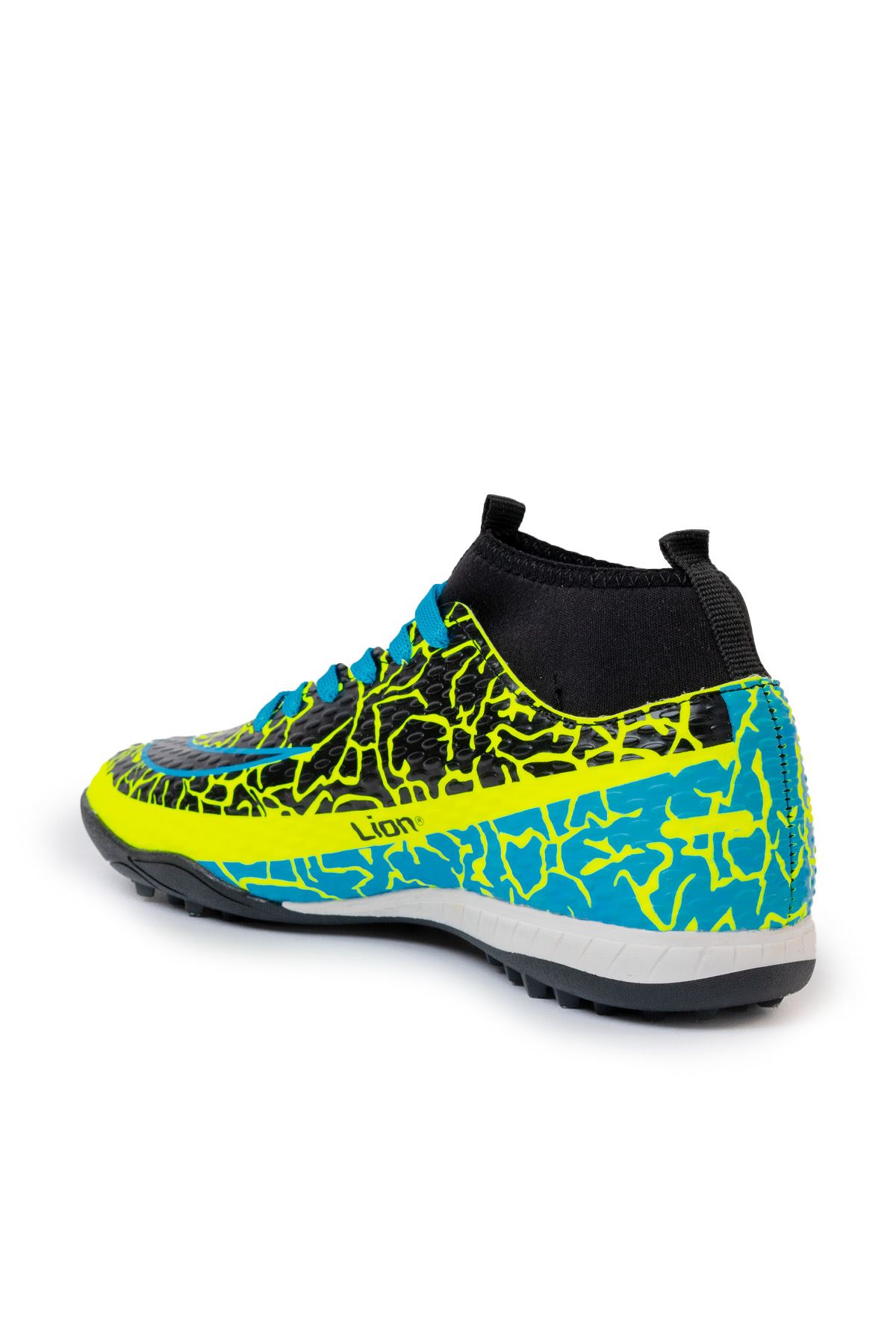 Freemax Unisex Çoraplı Halı saha Futbol Ayakkabısı Freemax.1072 Sarı Siyah