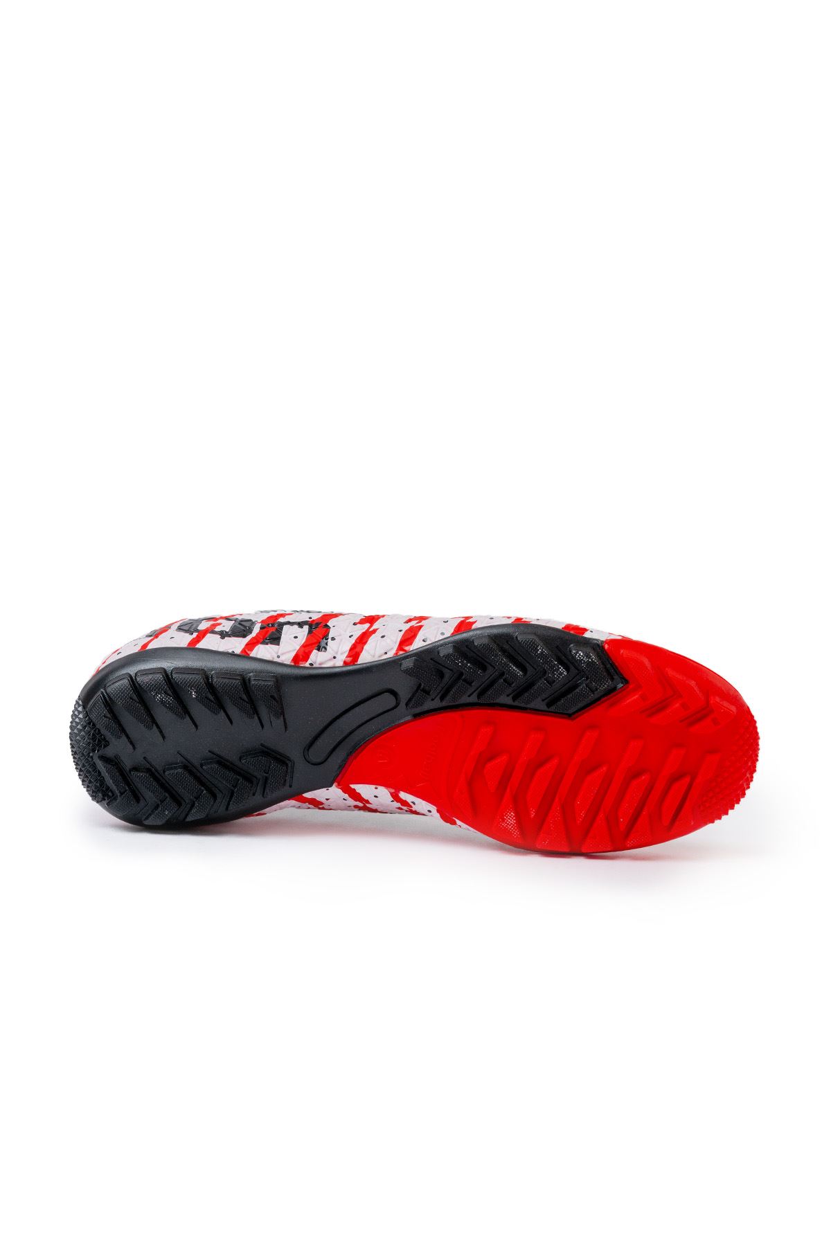 Freemax Unisex Çoraplı Halı saha Futbol Ayakkabısı Freemax.1452 Kırmızı Siyah