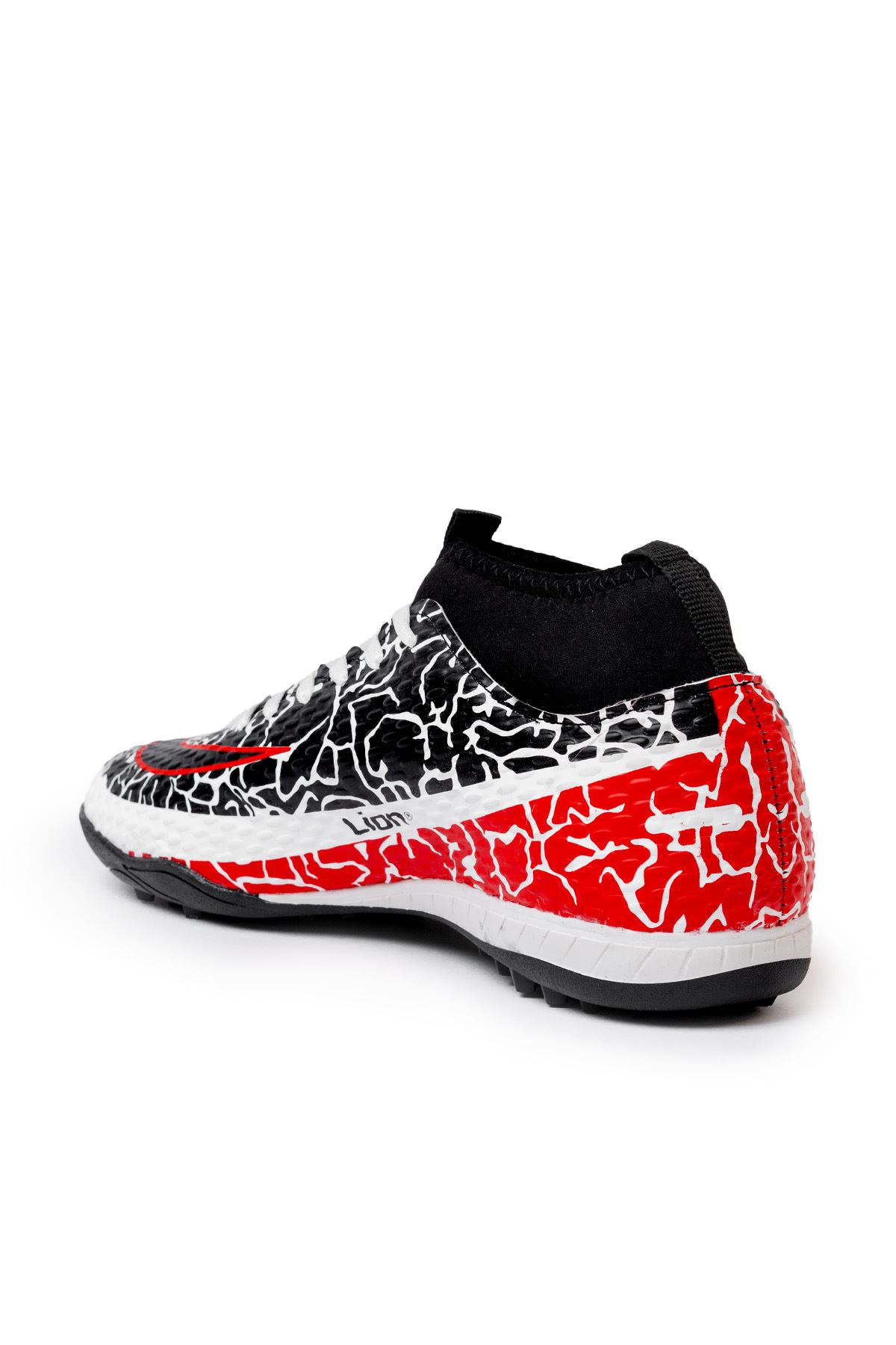 Freemax Unisex Çoraplı Halı saha Futbol Ayakkabısı Freemax.1072 Beyaz Siyah