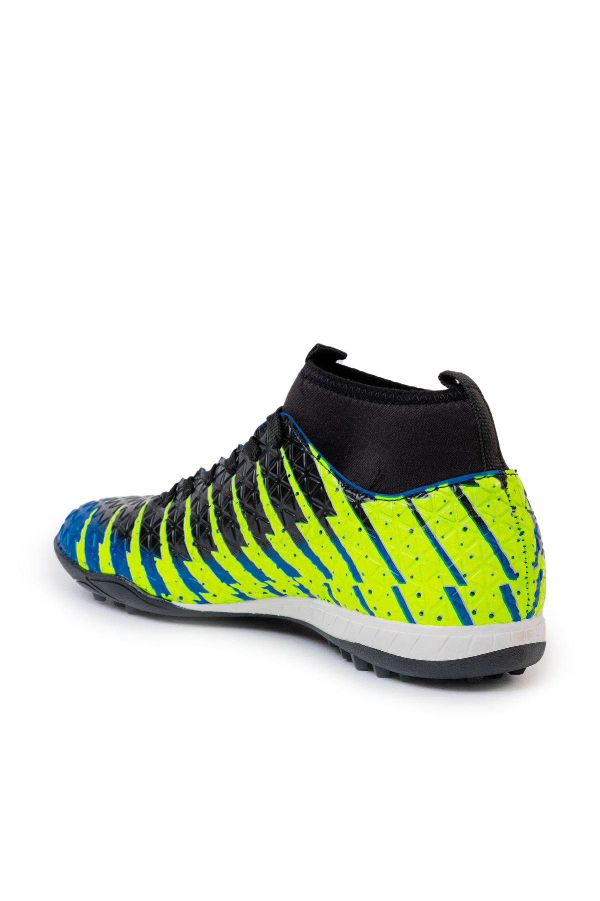 Freemax Unisex Çoraplı Halı saha Futbol Ayakkabısı Freemax.1452 Mavi Sarı