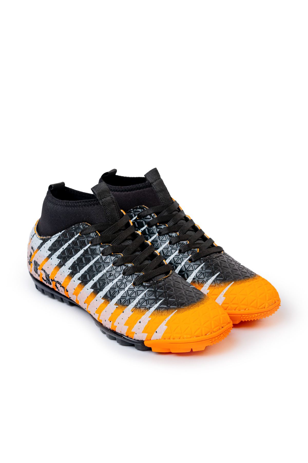 Freemax Unisex Çoraplı Halı saha Futbol Ayakkabısı Freemax.1452 Hardal Siyah