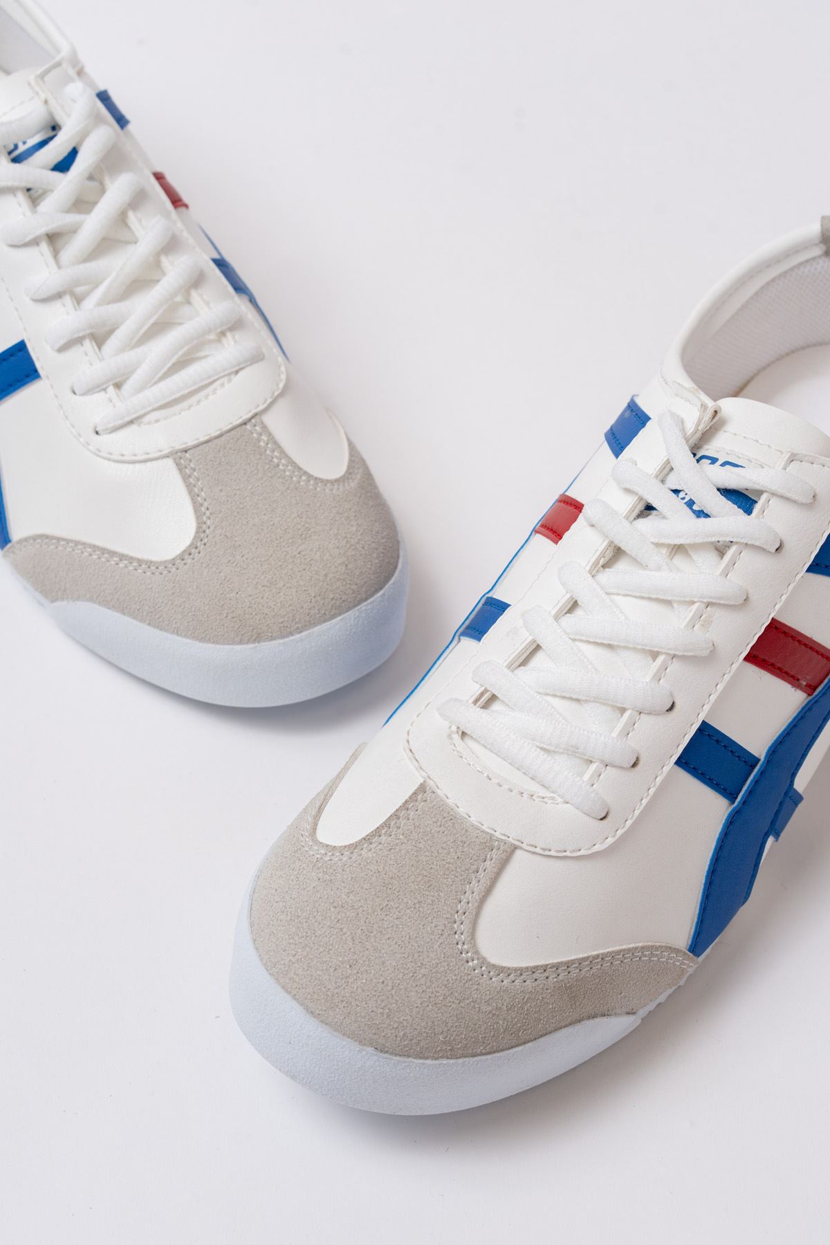 Freemax Erkek  Sneaker Spor Ayakkabı 614 Beyaz Mavi