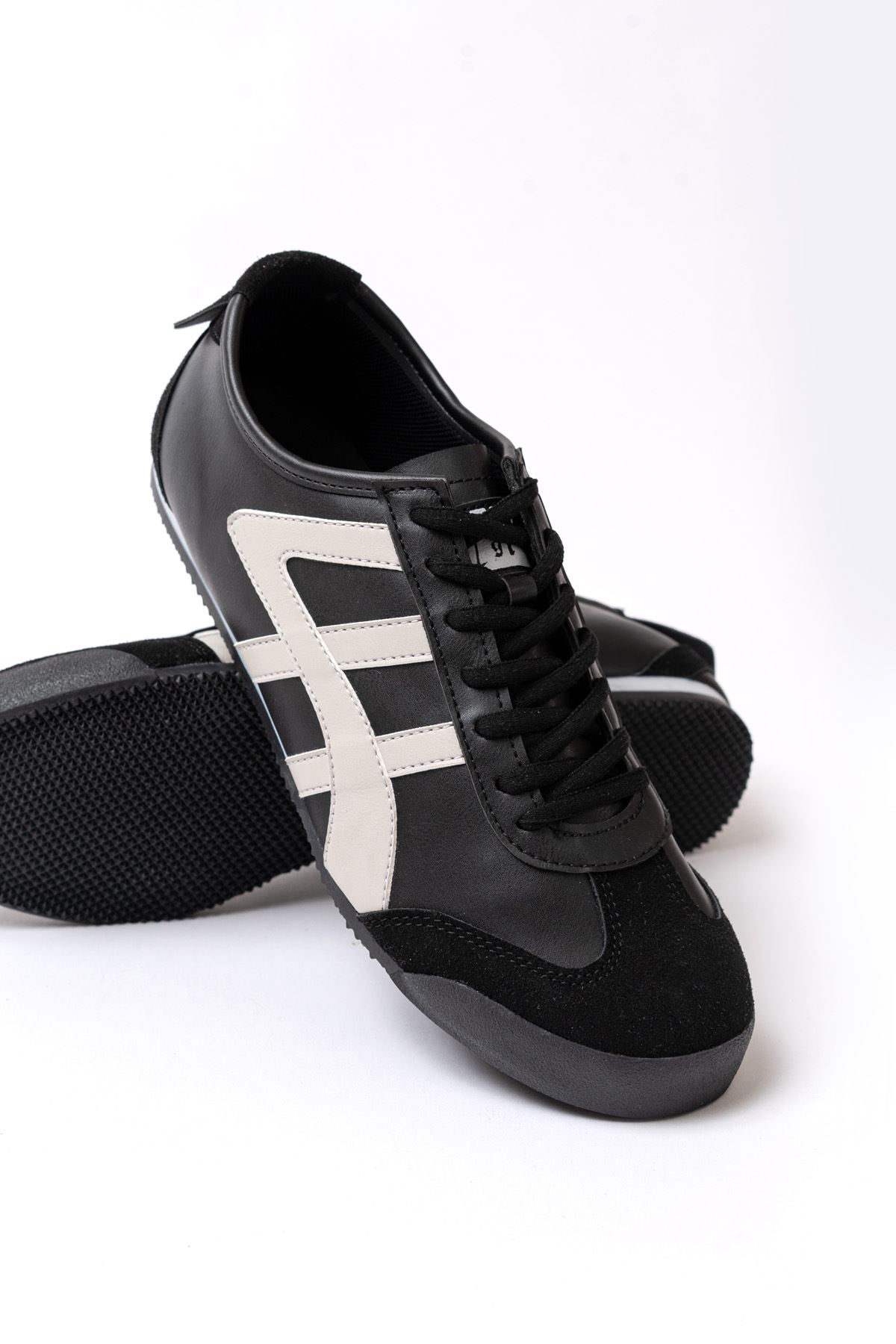 Freemax Erkek  Sneaker Spor Ayakkabı 614 Siyah Buz