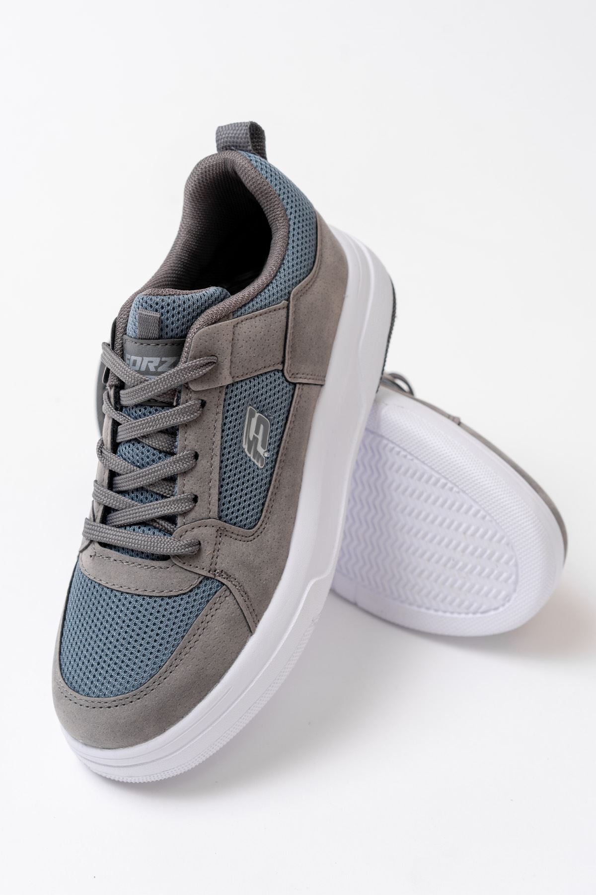 Freemax Kadın Anatomik Garantili Çok Hafif Esnek Rahat Sneaker Spor Ayakkabıı 2452 FÜME