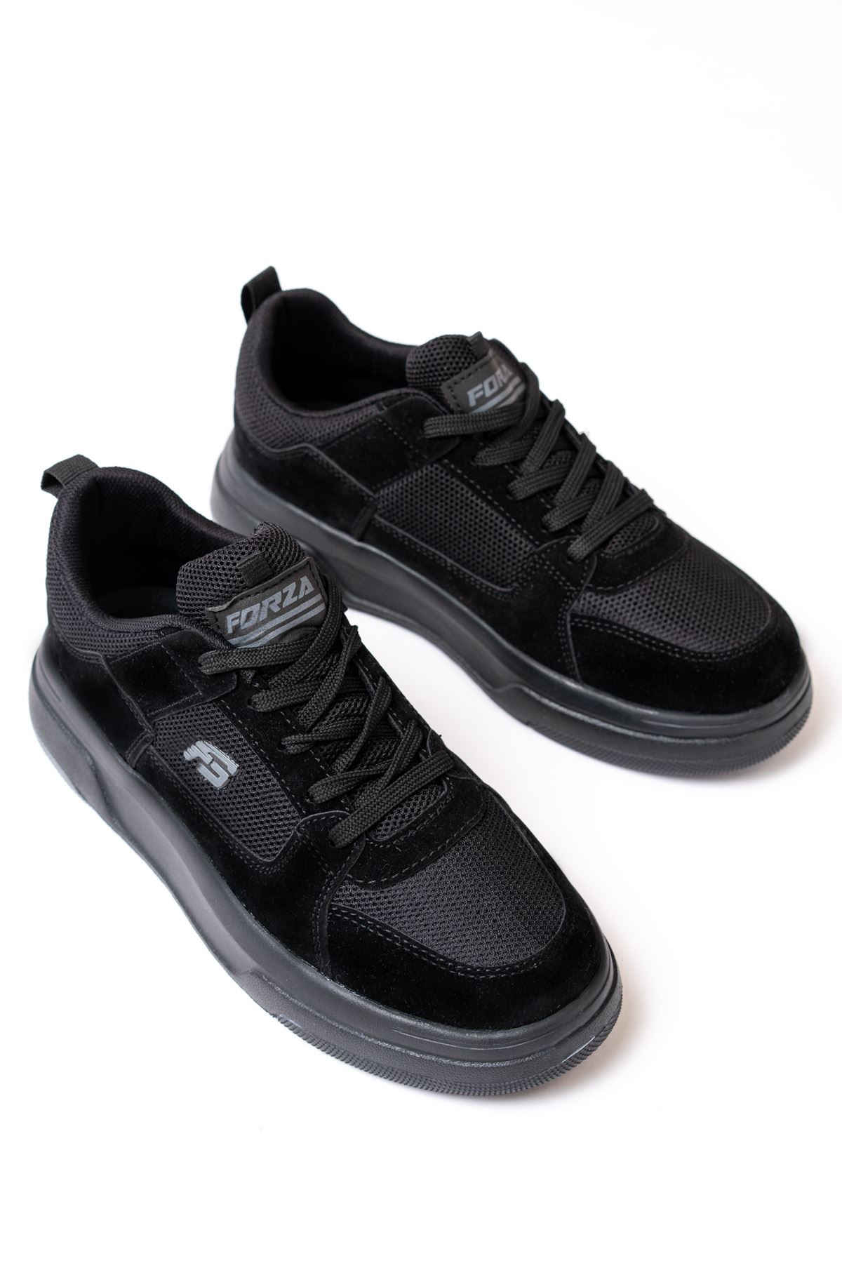 Freemax Kadın Anatomik Garantili Çok Hafif Esnek Rahat Sneaker Spor Ayakkabıı 2452 Siyah