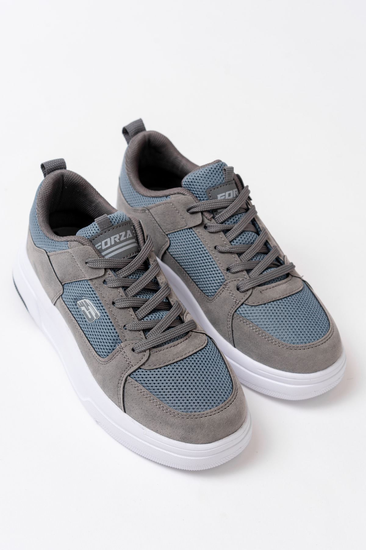 Freemax Kadın Anatomik Garantili Çok Hafif Esnek Rahat Sneaker Spor Ayakkabıı 2452 FÜME