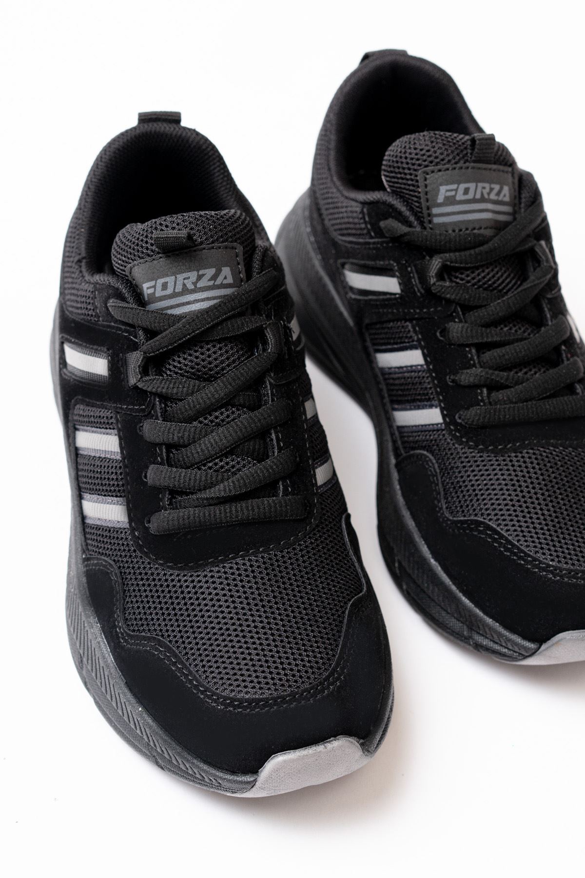 Freemax Unisex Anatomik Garantili Çok Hafif Esnek Rahat Sneaker Spor Ayakkabıı 2466 Siyah Füme