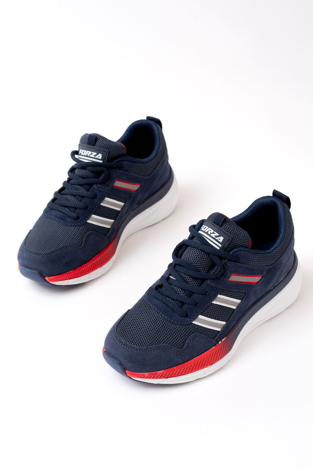 Freemax Unisex Anatomik Garantili Çok Hafif Esnek Rahat Sneaker Spor Ayakkabıı 2466 Lacivert
