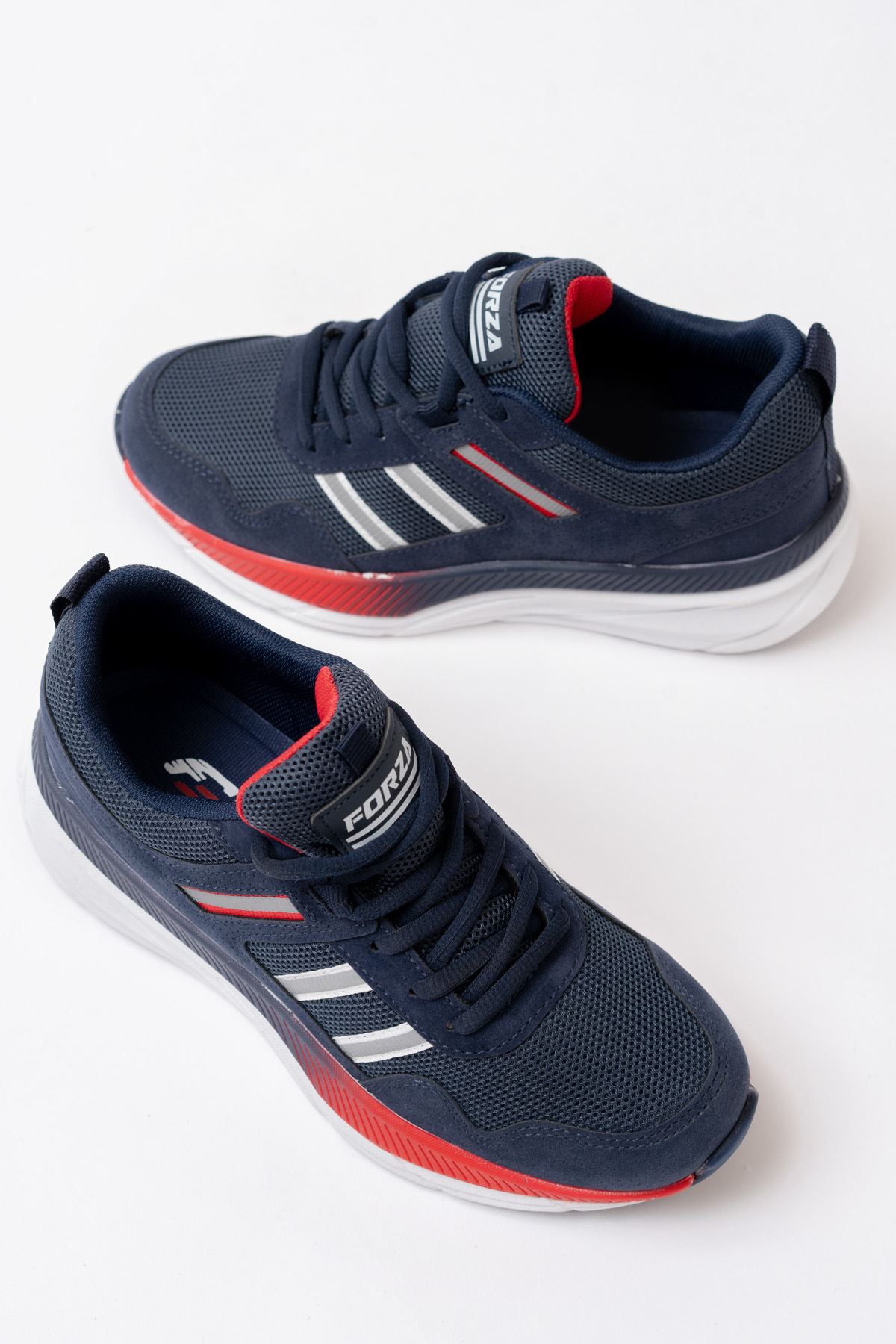 Freemax Unisex Anatomik Garantili Çok Hafif Esnek Rahat Sneaker Spor Ayakkabıı 2466 Lacivert