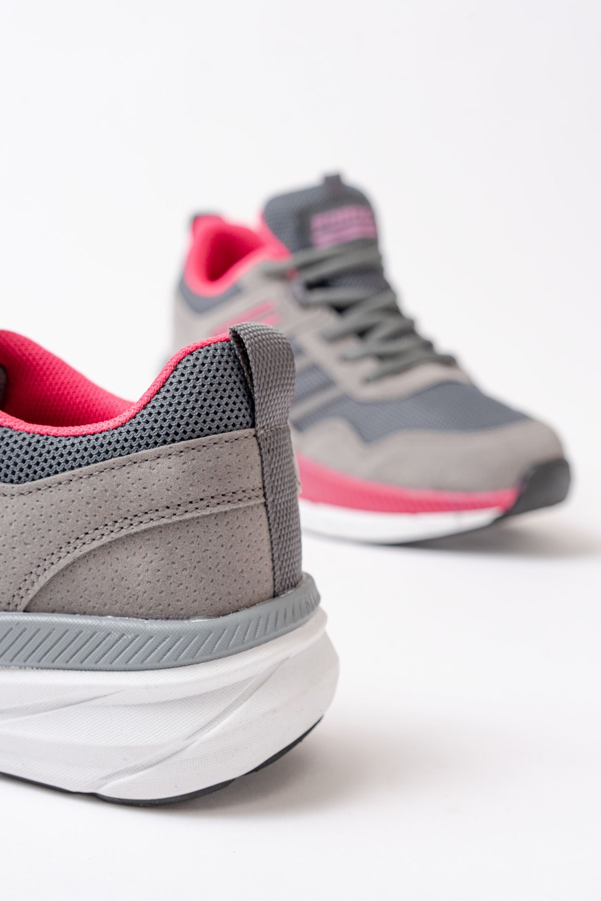 Freemax Unisex Anatomik Garantili Çok Hafif Esnek Rahat Sneaker Spor Ayakkabıı 2466 FÜME