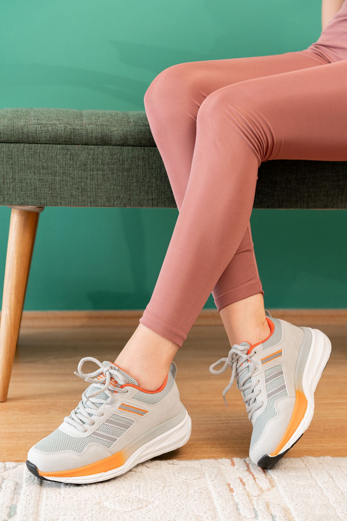 Freemax Unisex Anatomik Garantili Çok Hafif Esnek Rahat Sneaker Spor Ayakkabıı 2466 Bej