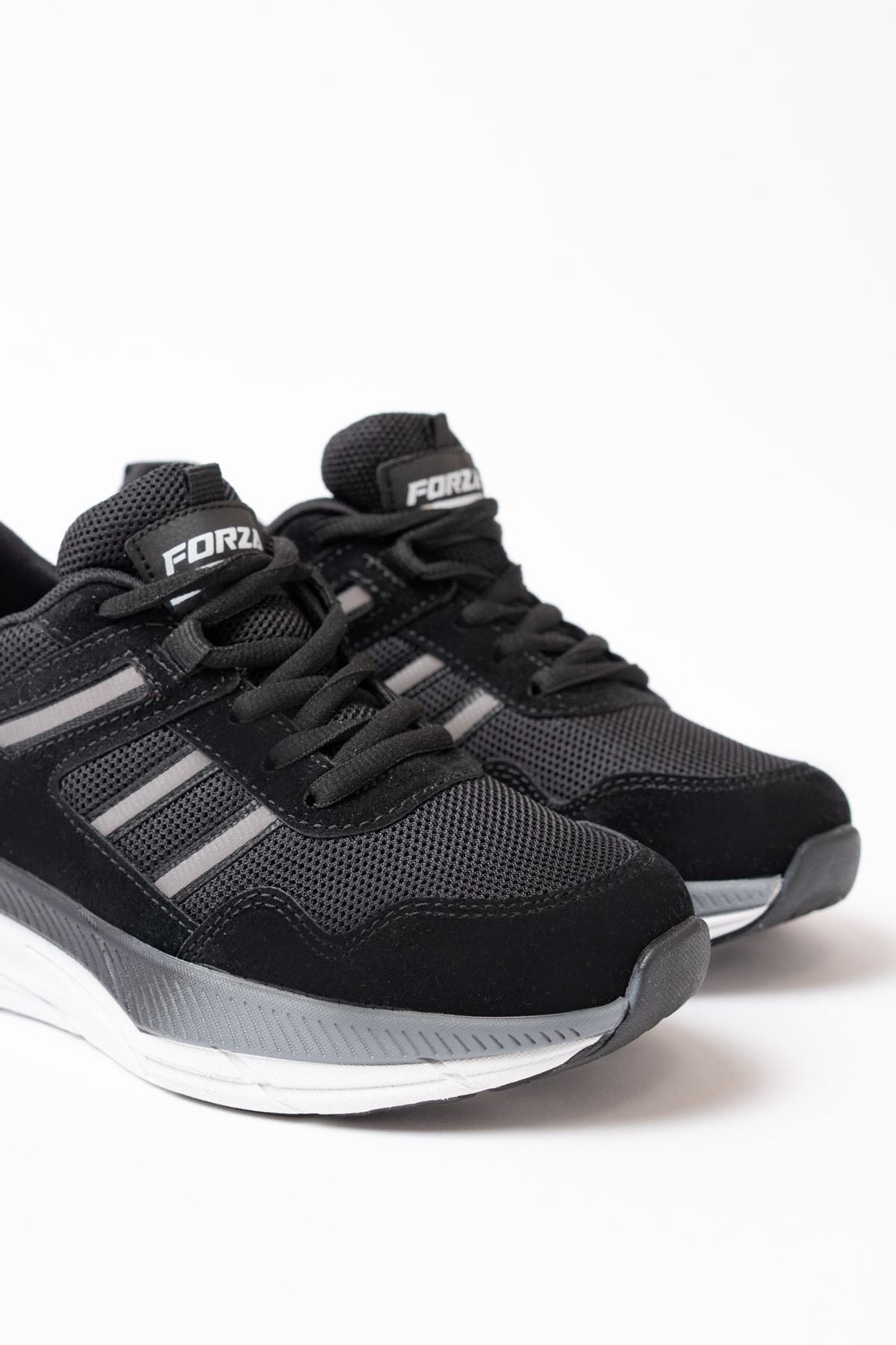 Freemax Unisex Anatomik Garantili Çok Hafif Esnek Rahat Sneaker Spor Ayakkabıı 2466 Siyah Beyaz