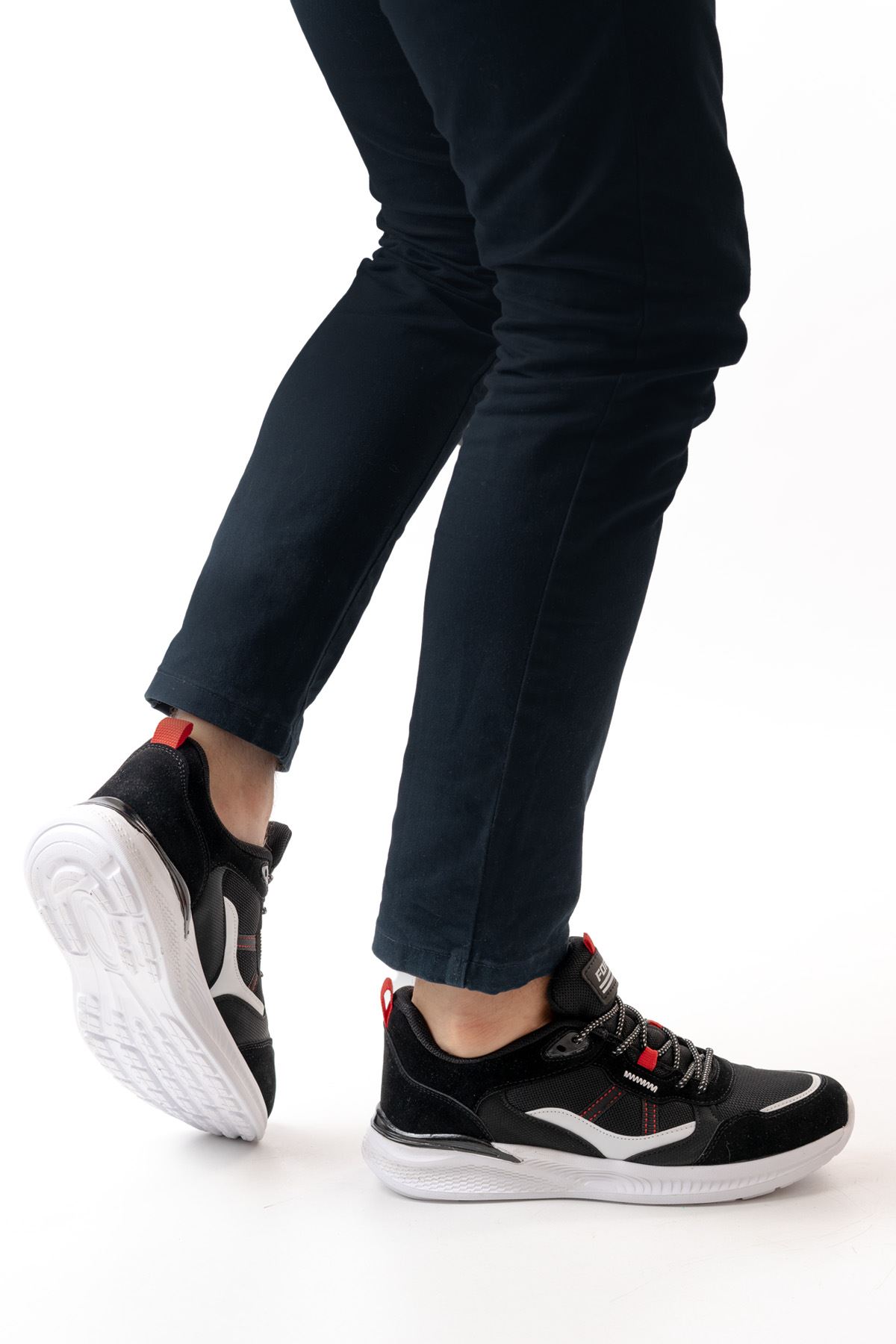 Freemax Erkek  Sneaker Spor Ayakkabı Forza 2440 Siyah Beyaz