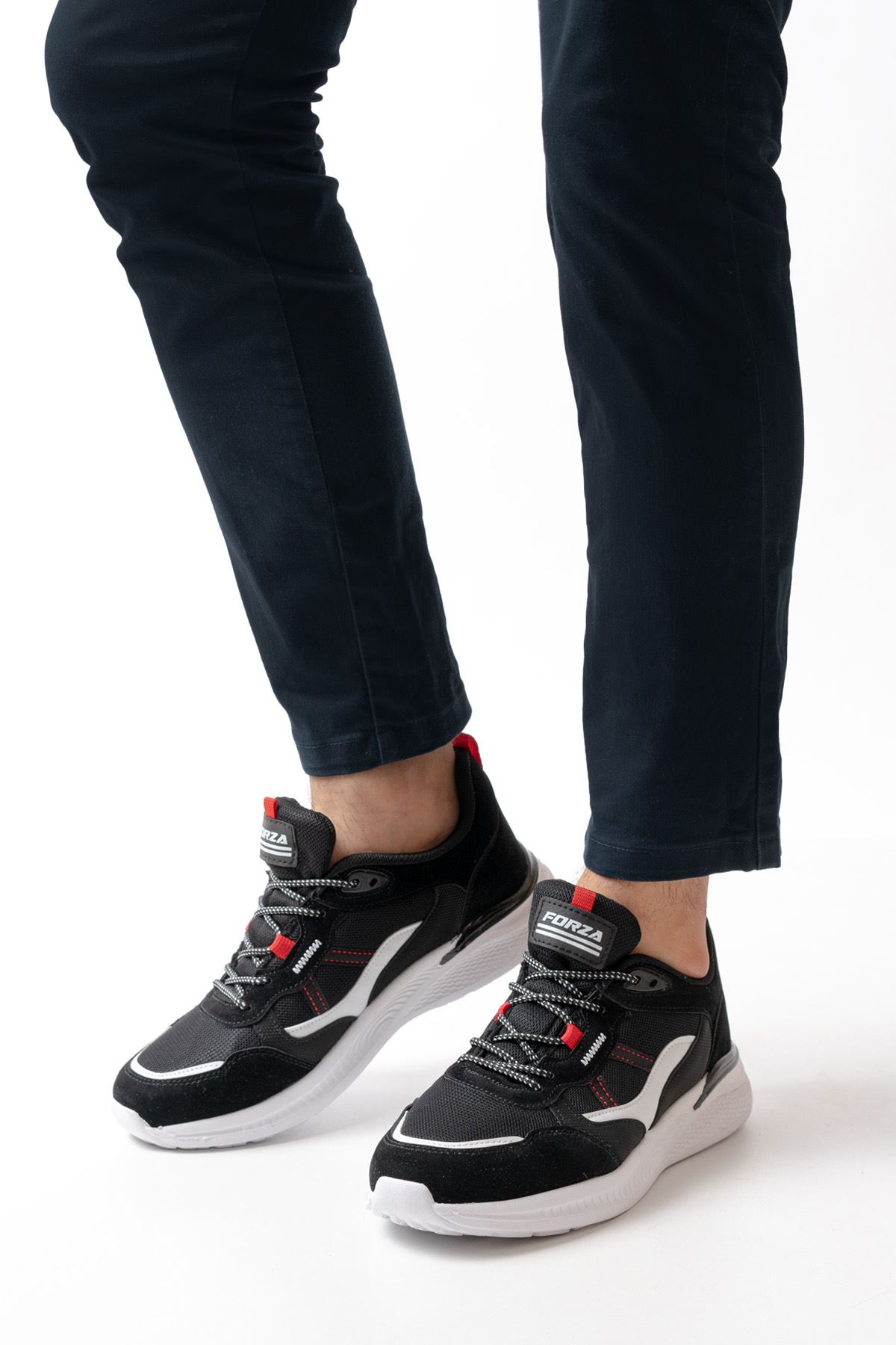 Freemax Erkek  Sneaker Spor Ayakkabı Forza 2440 Siyah Beyaz