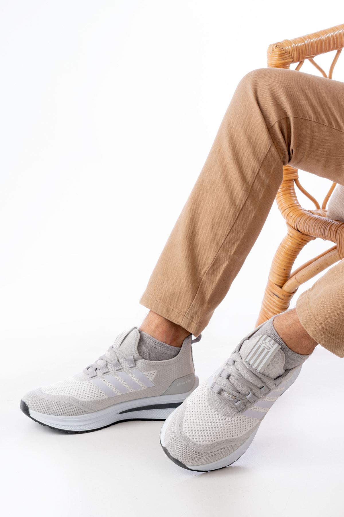 Freemax Erkek  Sneaker Spor Ayakkabı Freemax 2240 Buz Beyaz