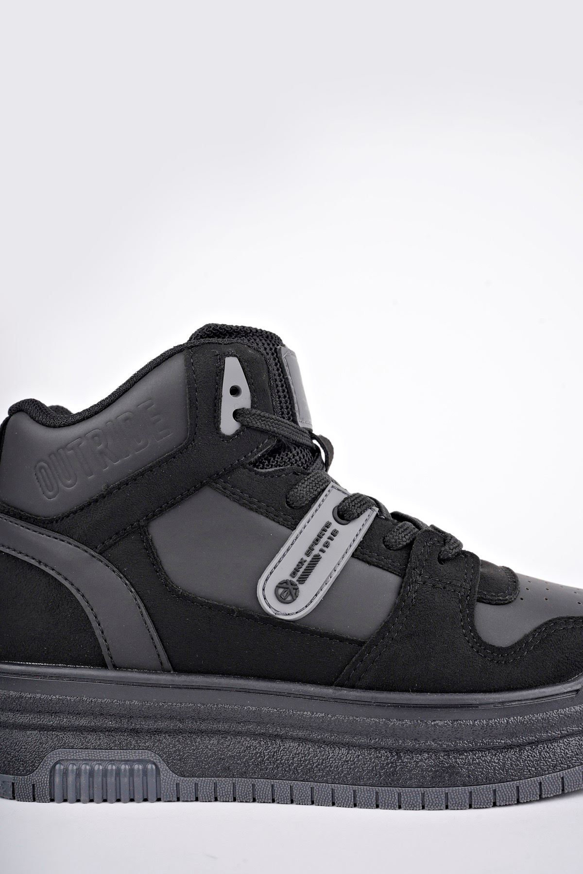 Freemax Kadın Anatomik Garantili  Hafif Esnek Rahat Sneaker Spor Ayakkabı cnp5972 Siyah Füme