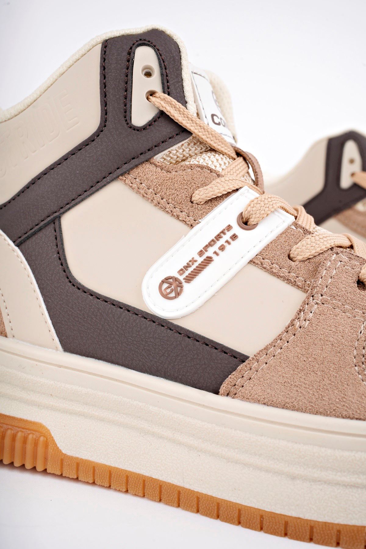 Freemax Kadın Anatomik Garantili  Hafif Esnek Rahat Sneaker Spor Ayakkabı cnp5972 KUM