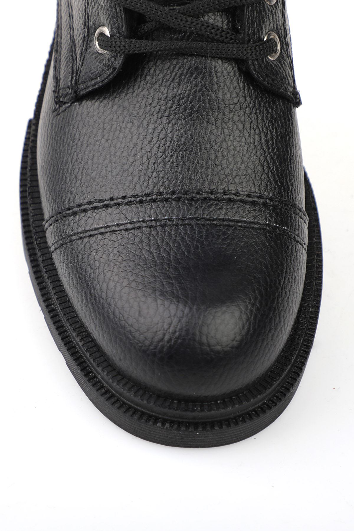 Freemax Su ve Soğuk Geçirmez Kürklü Fermuarlı Kaymaz Kauçuk Taban Kışlık Garantili Erkek Bot FM.441 SİYAH