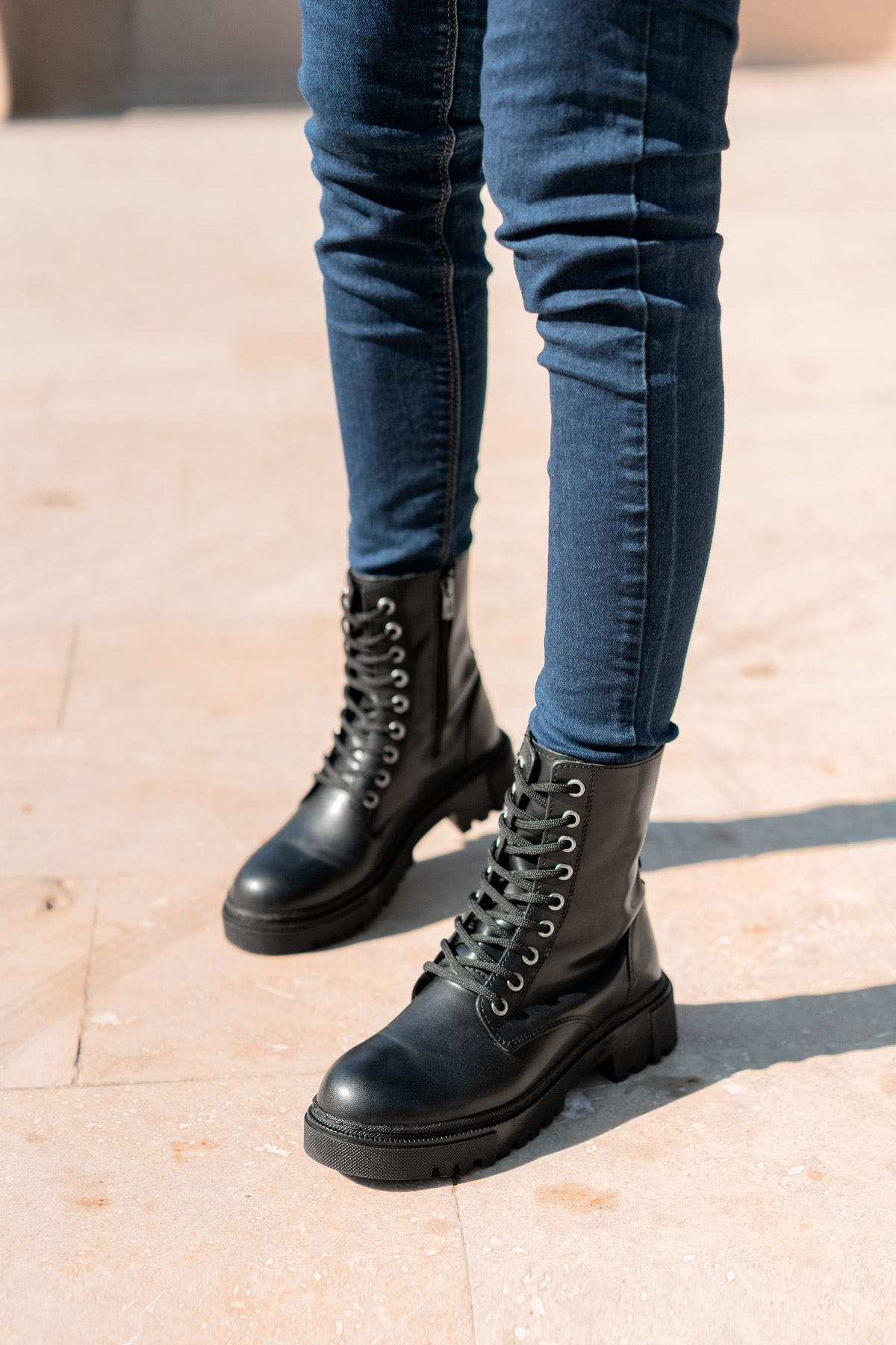 Freemax Garantili İçi Kürklü Çok Hafif Esnek Taban Kışlık Su Geçirmez Kadın Bot Çİzme Freemax.ZEN.BOT.2221 Siyah