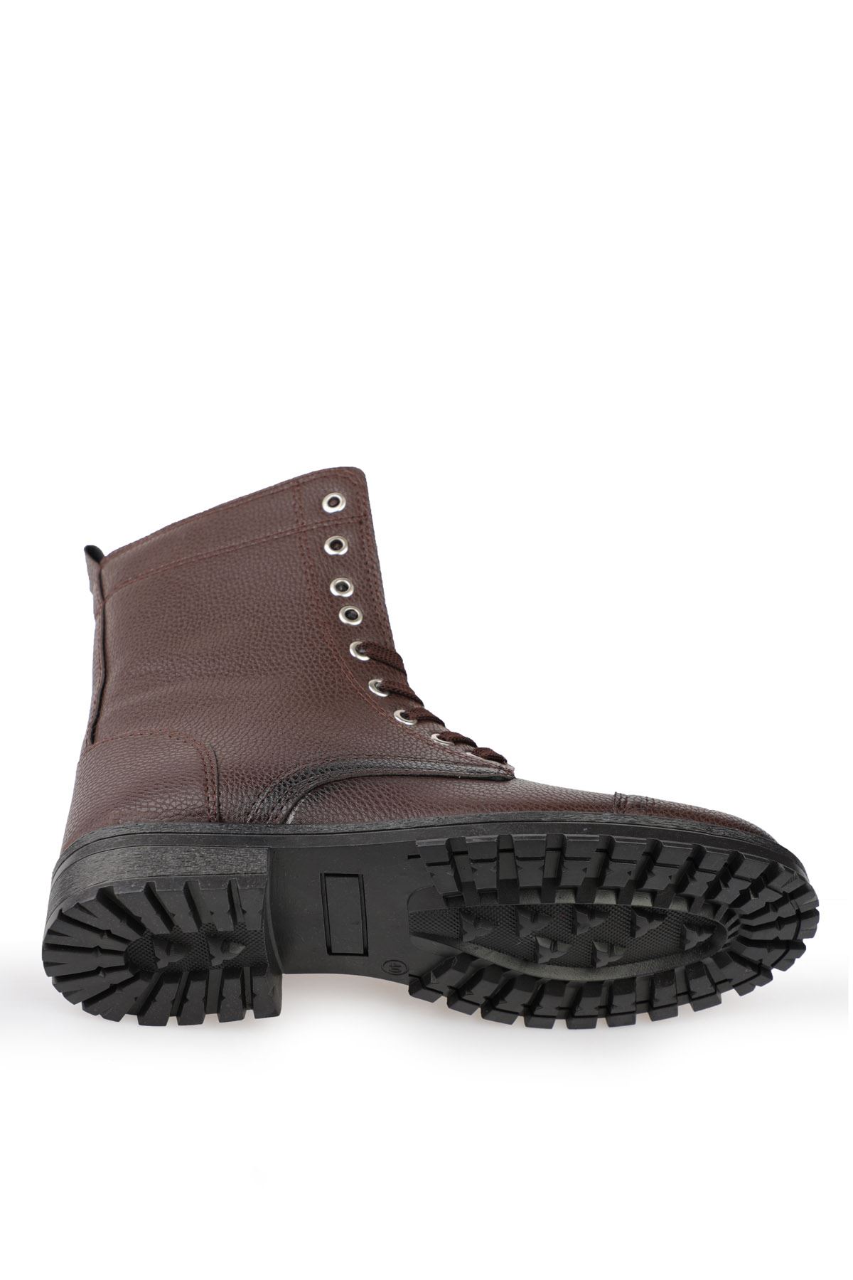 Freemax Su ve Soğuk Geçirmez Kürklü Fermuarlı Kışlık Garantili Erkek Postal Bot Kahverengi