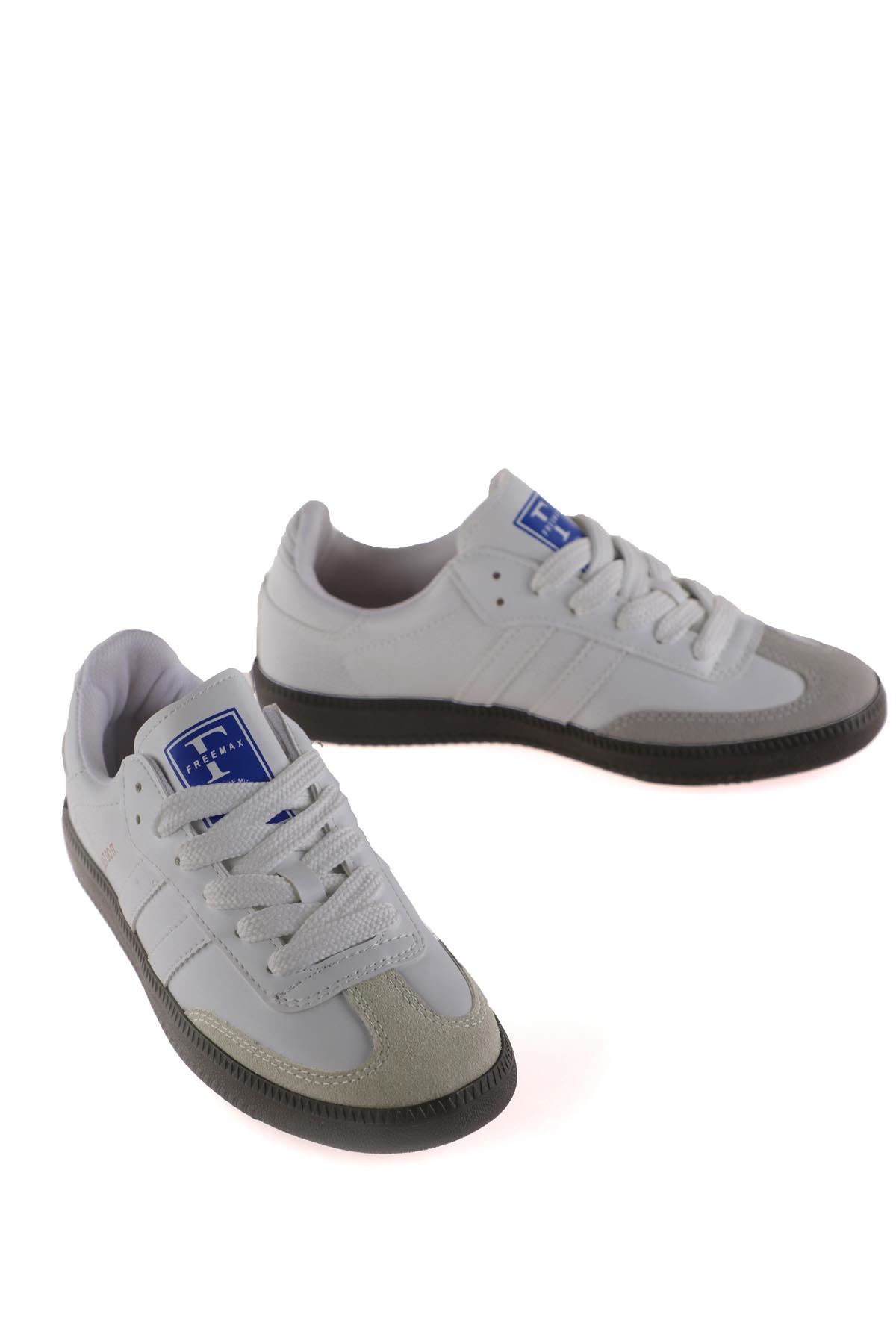 Freemax Uniseks Sneaker Esnek Yumuşak Spor Ayakkabı Samba.530 Beyaz