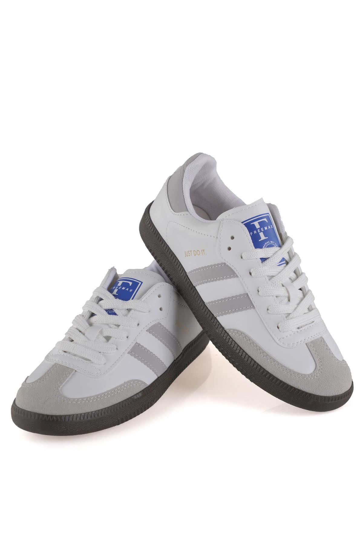 Freemax Uniseks Sneaker Esnek Yumuşak Spor Ayakkabı Samba.530 Beyaz Buz