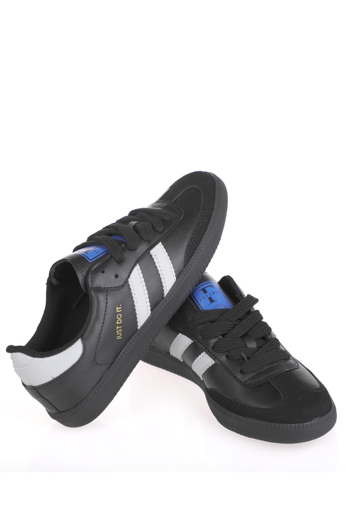 Freemax Uniseks Sneaker Esnek Yumuşak Spor Ayakkabı Samba.530 Siyah