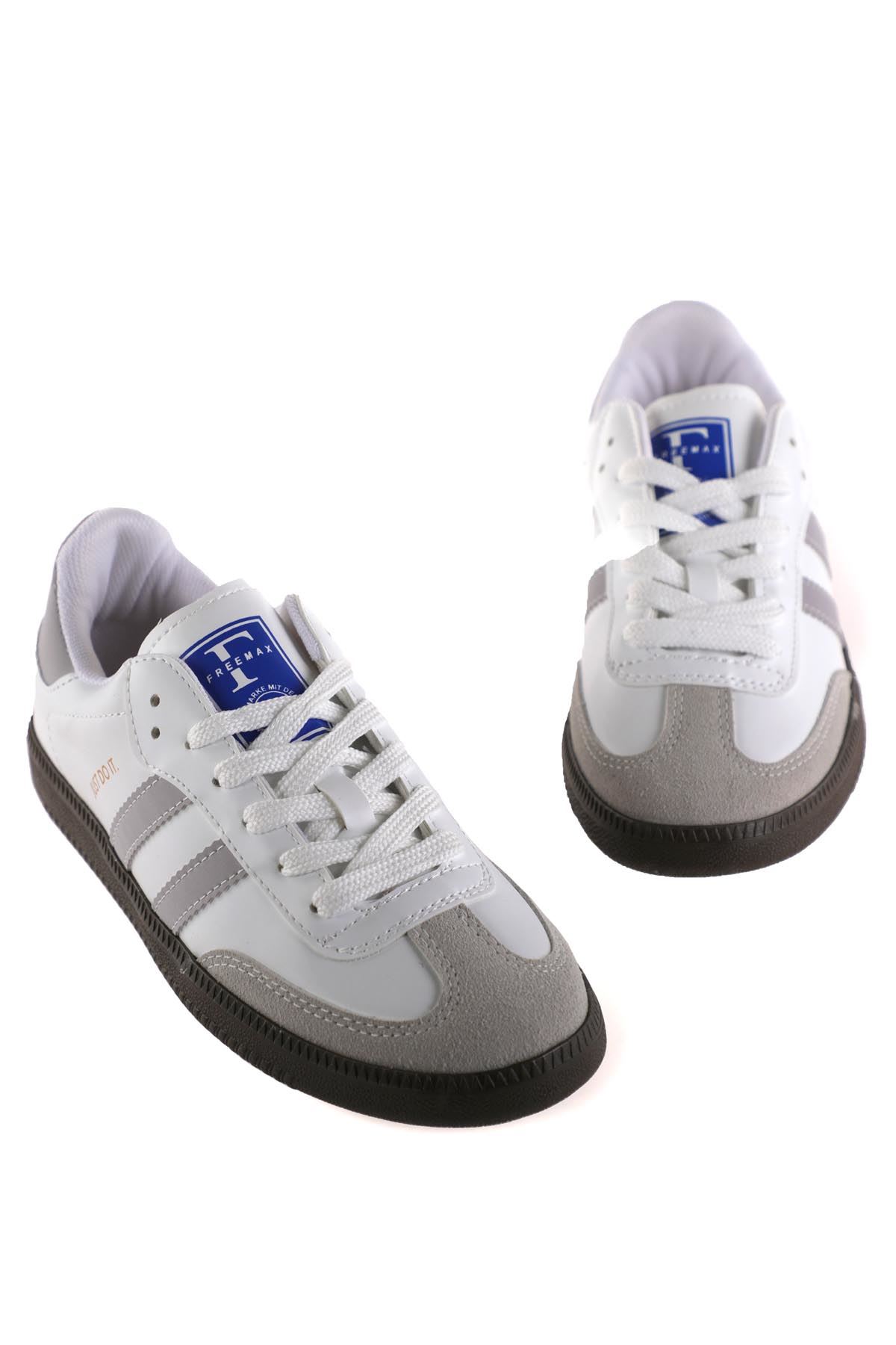 Freemax Uniseks Sneaker Esnek Yumuşak Spor Ayakkabı Samba.530 Beyaz Buz