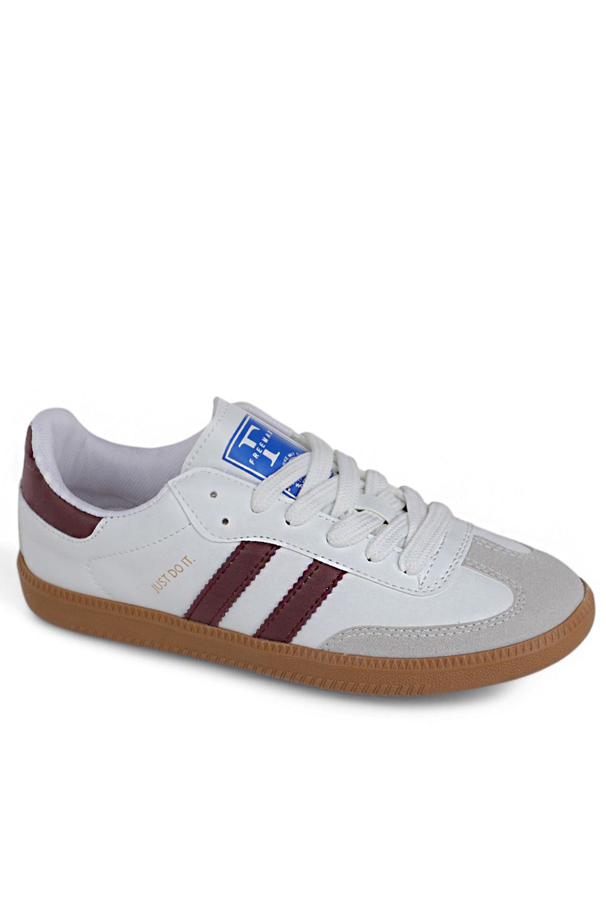 Freemax Uniseks Sneaker Esnek Yumuşak Spor Ayakkabı Samba.530 Beyaz Bordo