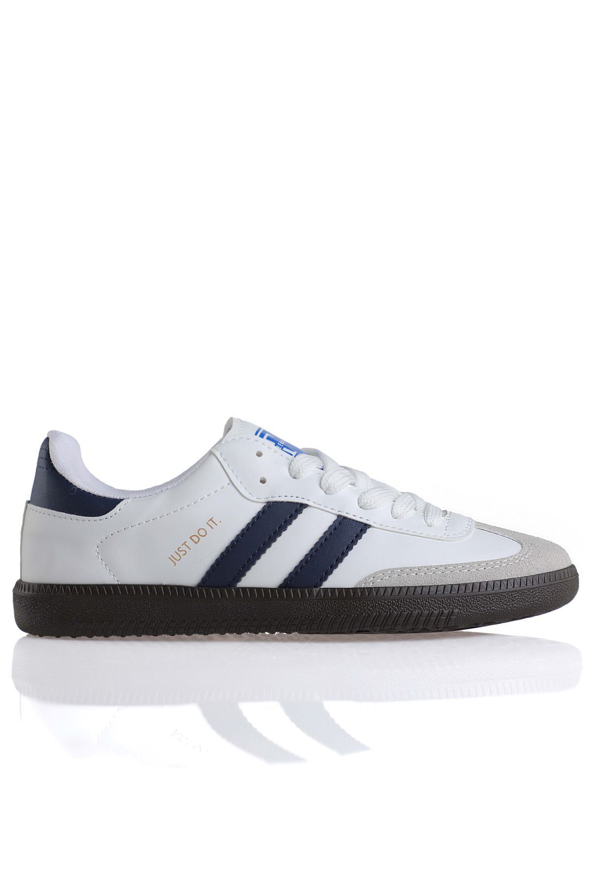 Freemax Uniseks Sneaker Esnek Yumuşak Spor Ayakkabı Samba.530 Beyaz Lacivert