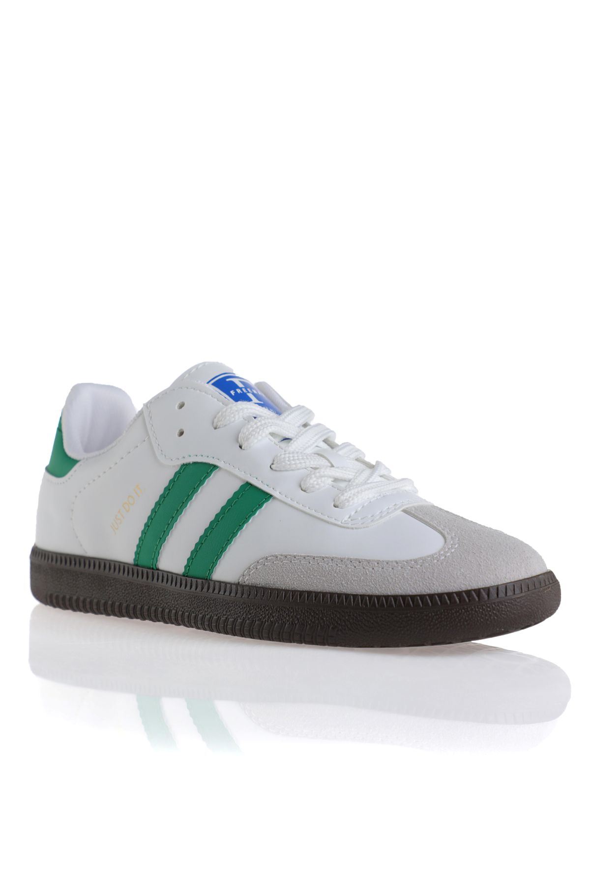 Freemax Uniseks Sneaker Esnek Yumuşak Spor Ayakkabı Samba.530 Beyaz Yeşil