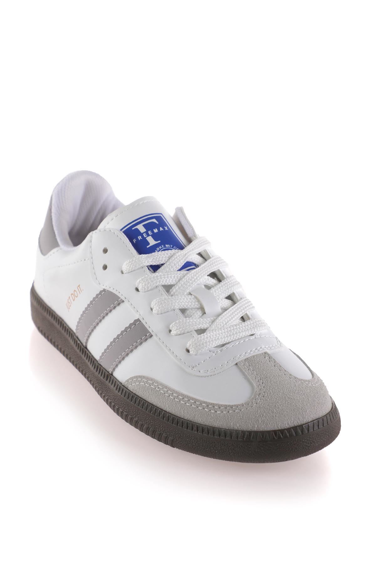 Freemax Uniseks Sneaker Esnek Yumuşak Spor Ayakkabı Samba.530 Beyaz Buz