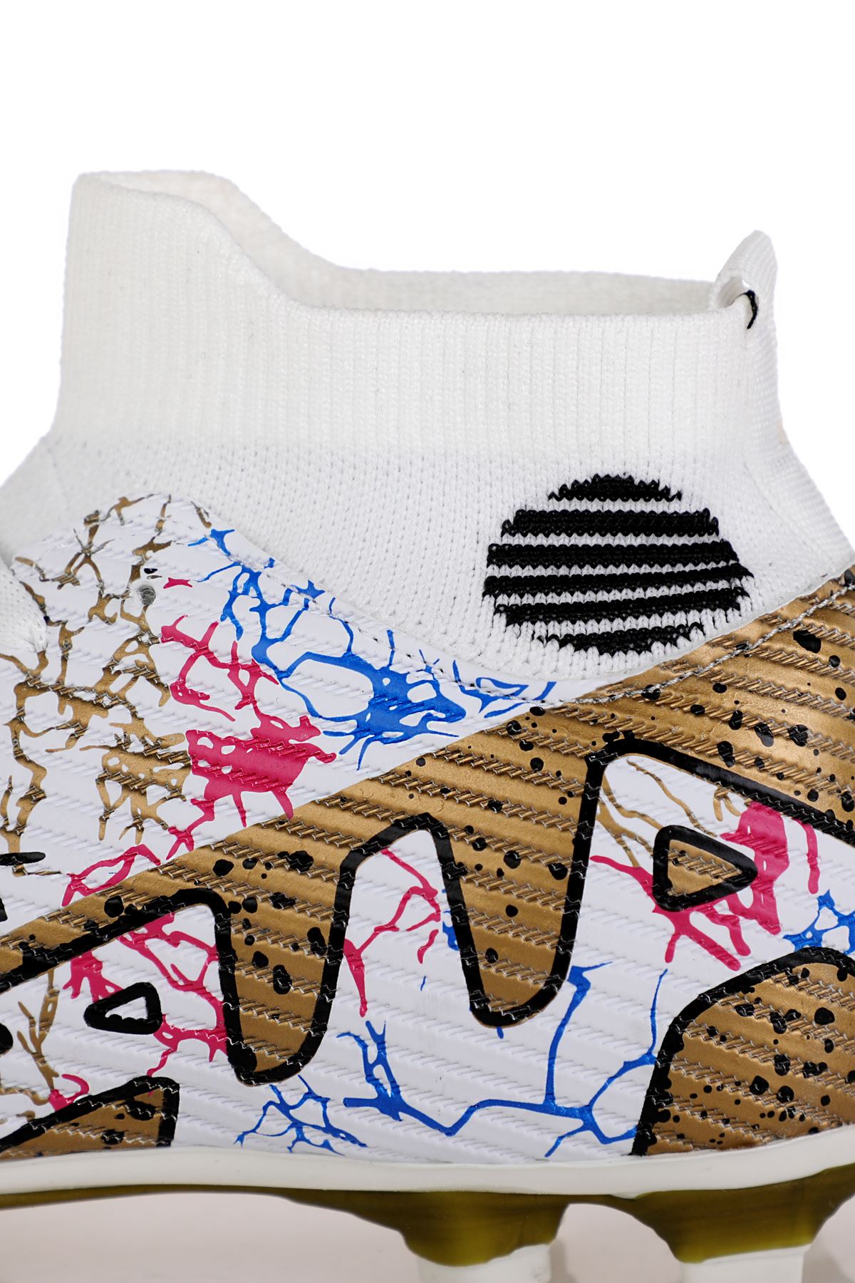 Freemax Laliga Air Çoraplı Krampon Futbol Ayakkabısı L501 Beyaz