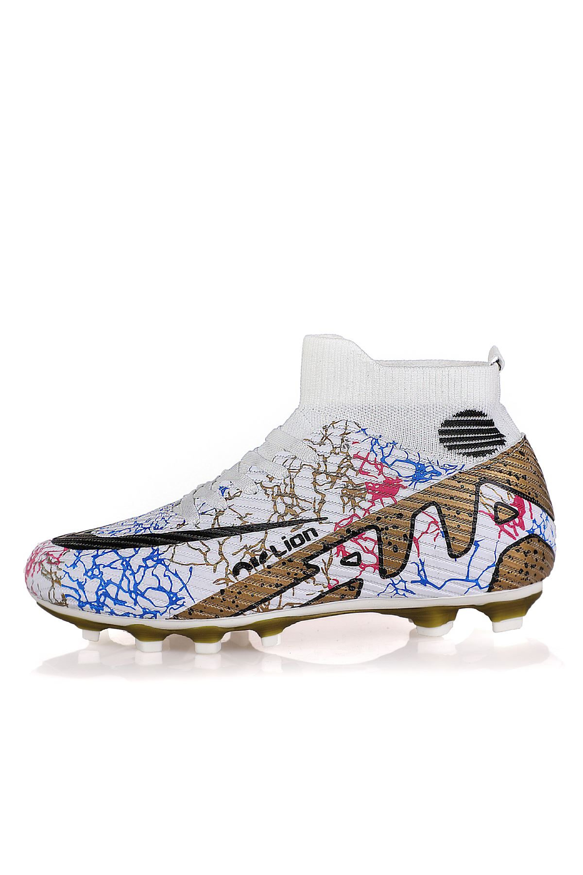 Freemax Laliga Air Çoraplı Krampon Futbol Ayakkabısı L501 Beyaz