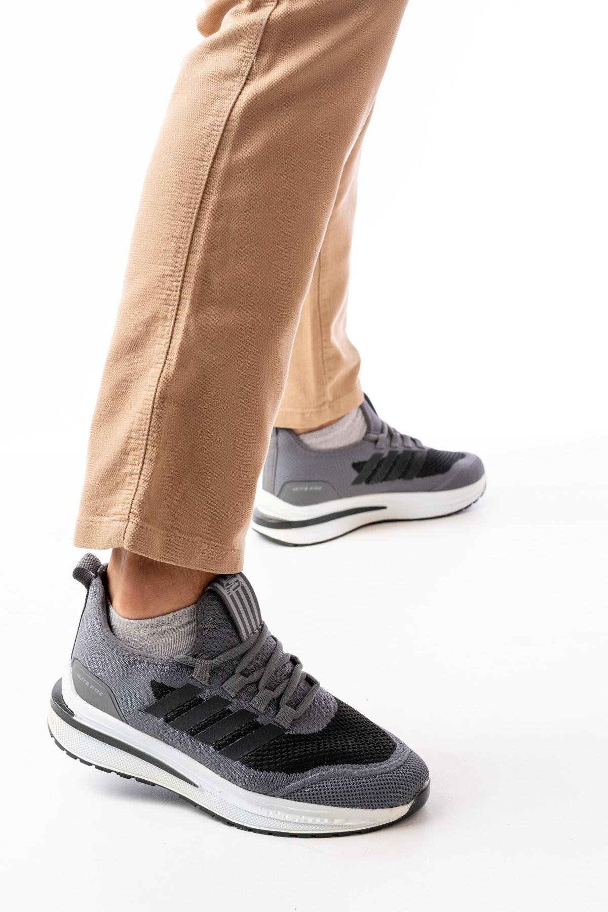 Freemax Erkek  Sneaker Spor Ayakkabı Freemax 2240 Füme Siyah