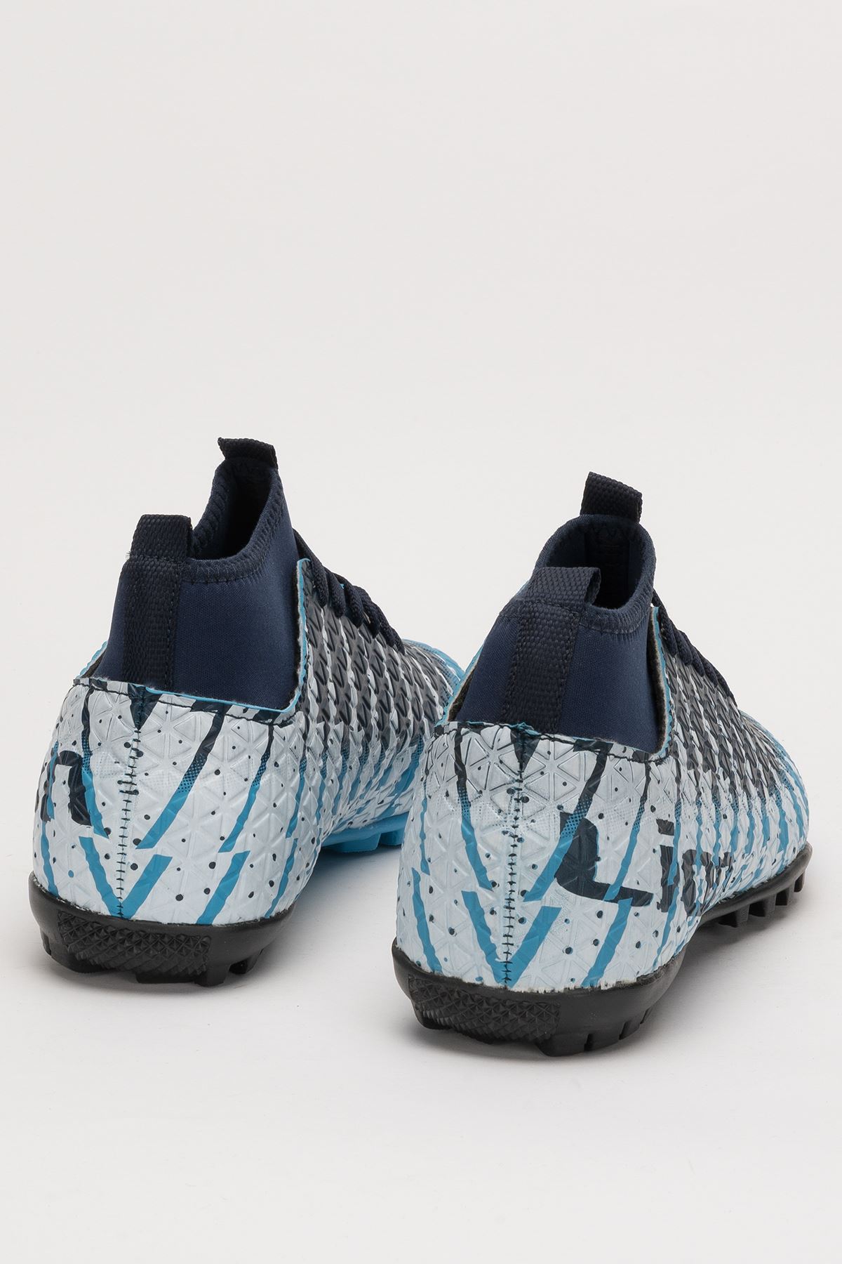 Freemax Unisex Çoraplı Halı saha Futbol Ayakkabısı Freemax.1452 Turkuaz Lacivert